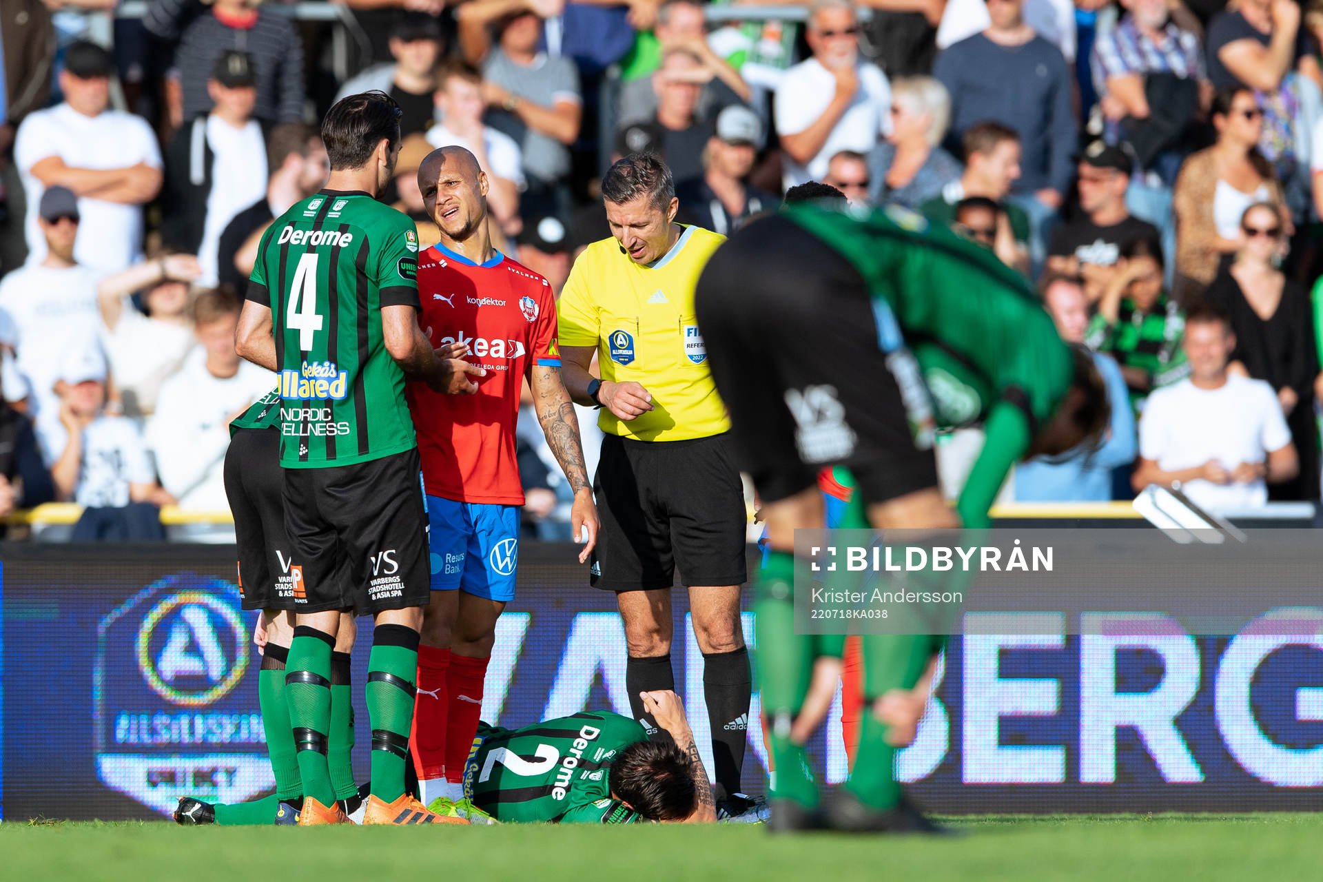Varbergs Jon Birkfeldt har ont