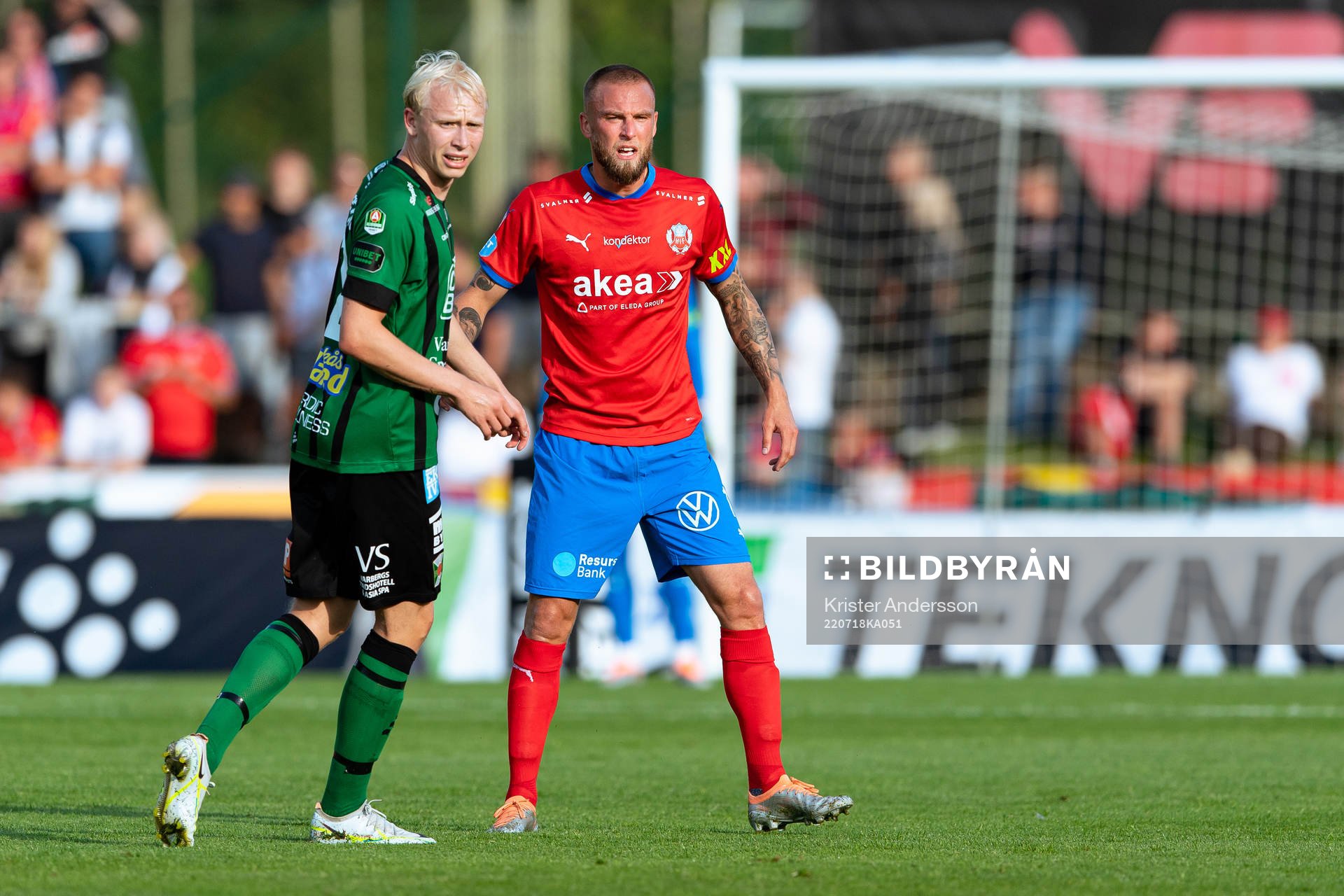 Varbergs André Boman och Helsingborgs Alexander Faltsetas