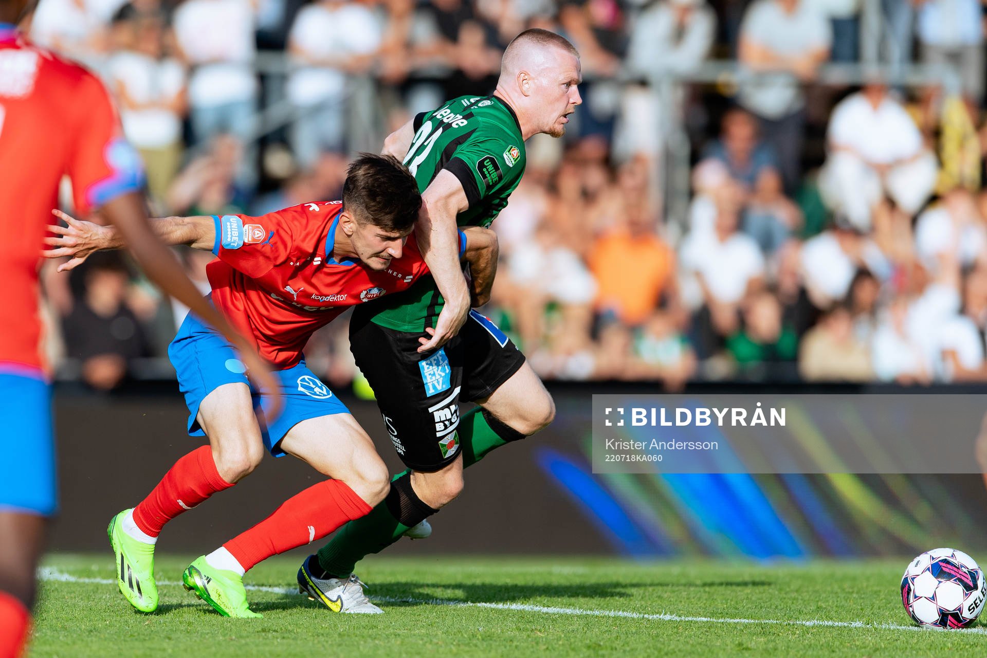 Helsingborgs Armin Gigovic och Varbergs Anton Liljenbäck