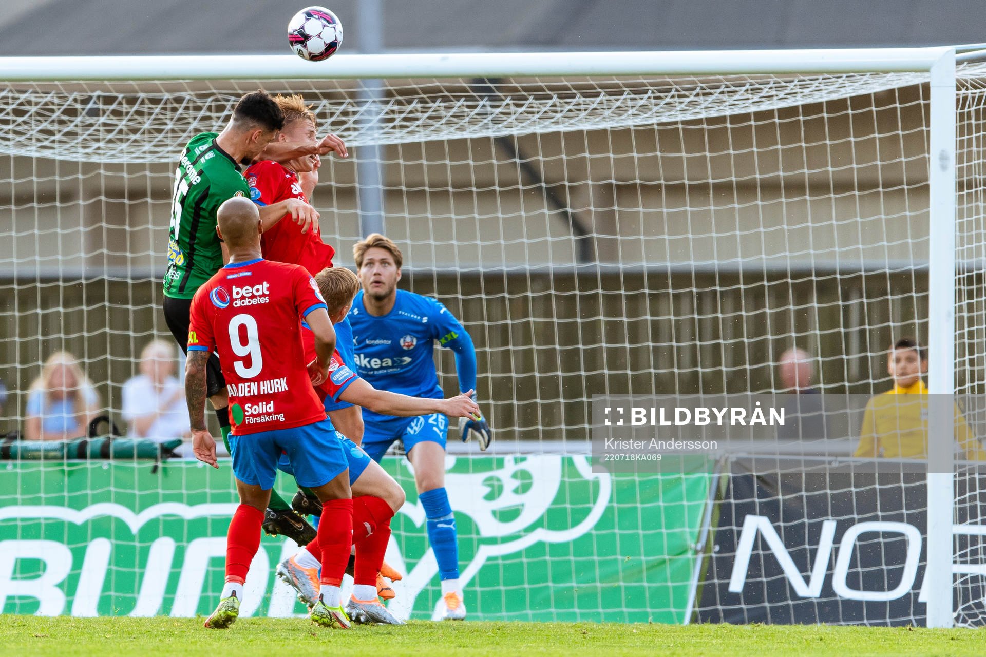 Varbergs Dion Krasniqi i nickduell