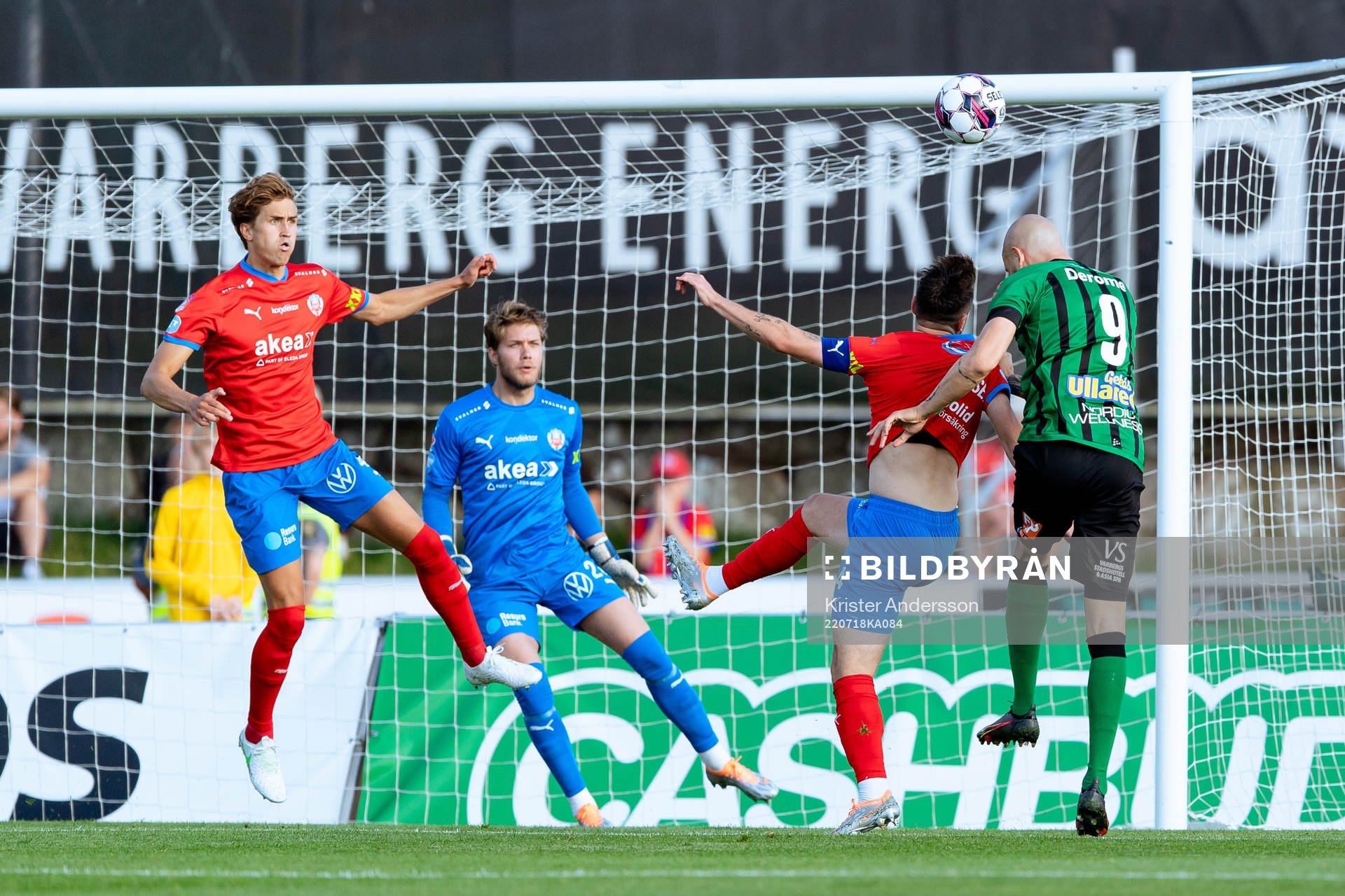 Varbergs Robin Simovic med målchans