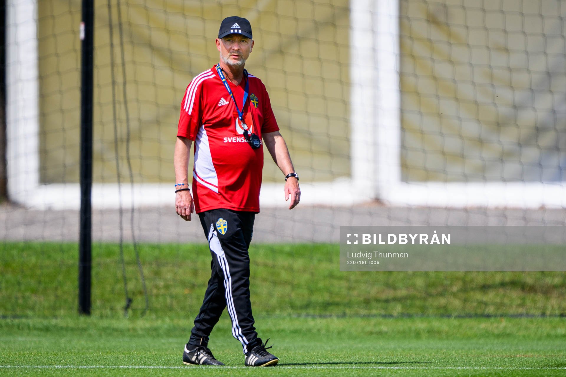 Peter Gerhardsson, head coach of the Swedish women's