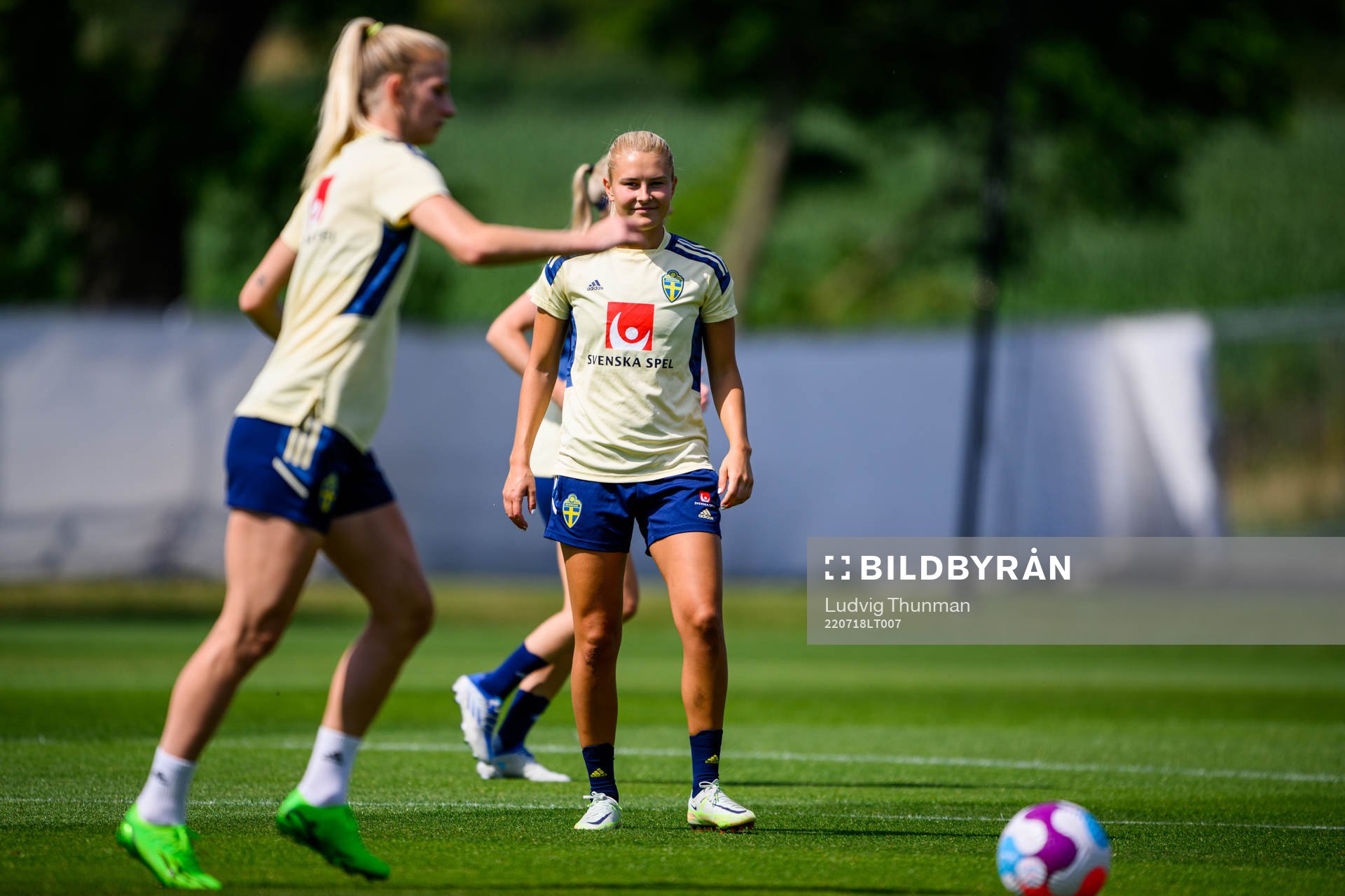 Amanda Nilden of the Swedish women's national football team