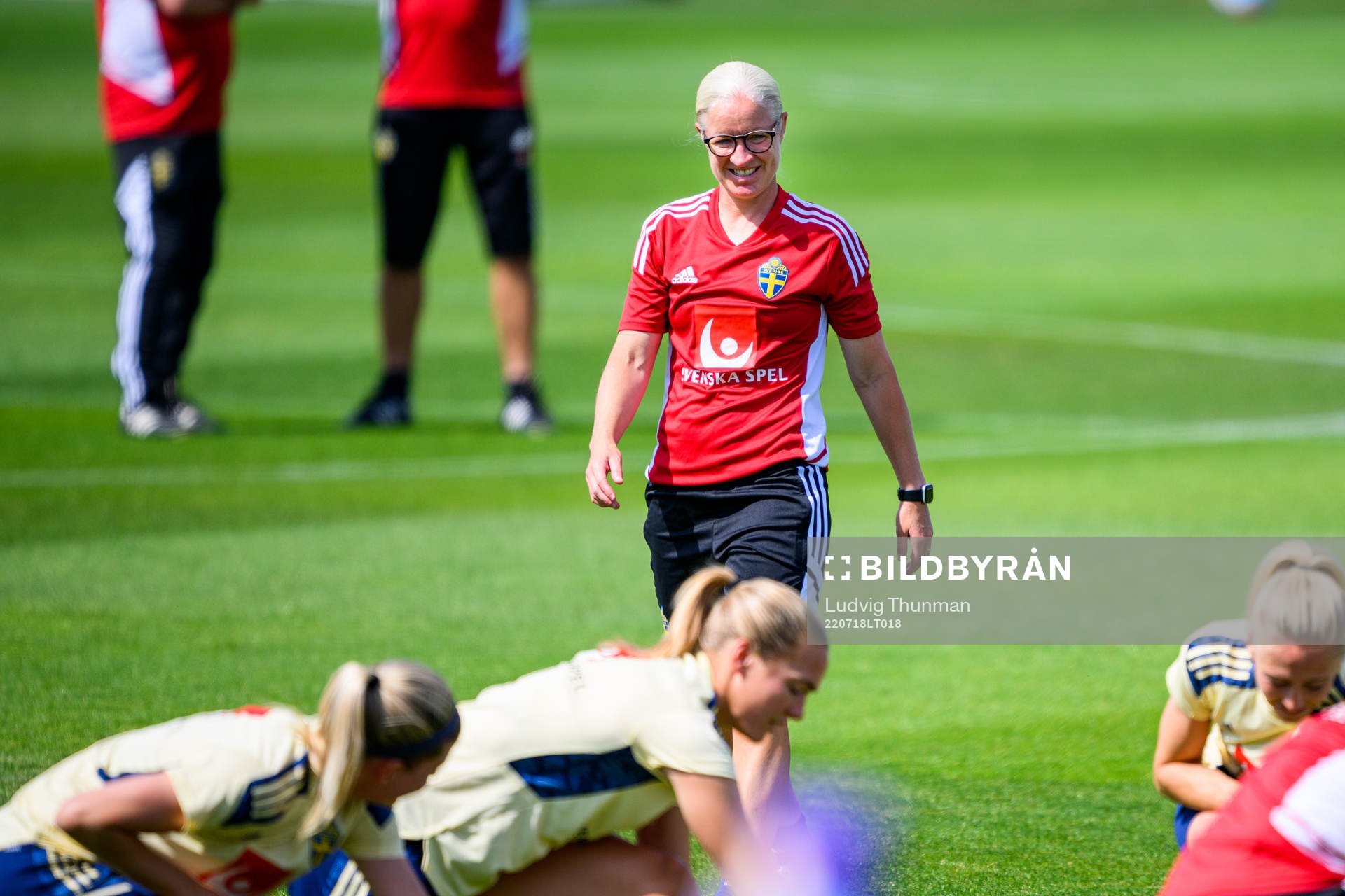 Victoria Sandell, assistant coach of the Swedish women's