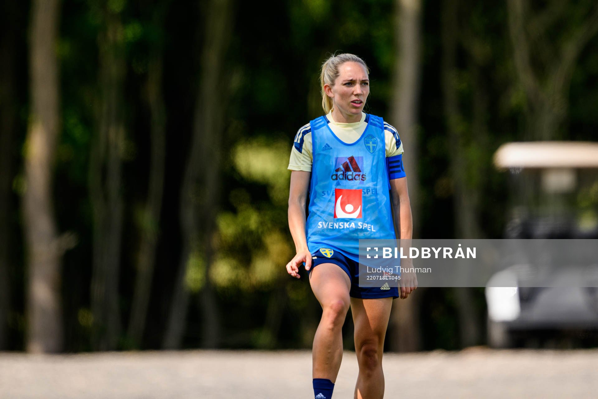 Elin Rubensson of the Swedish women's national football