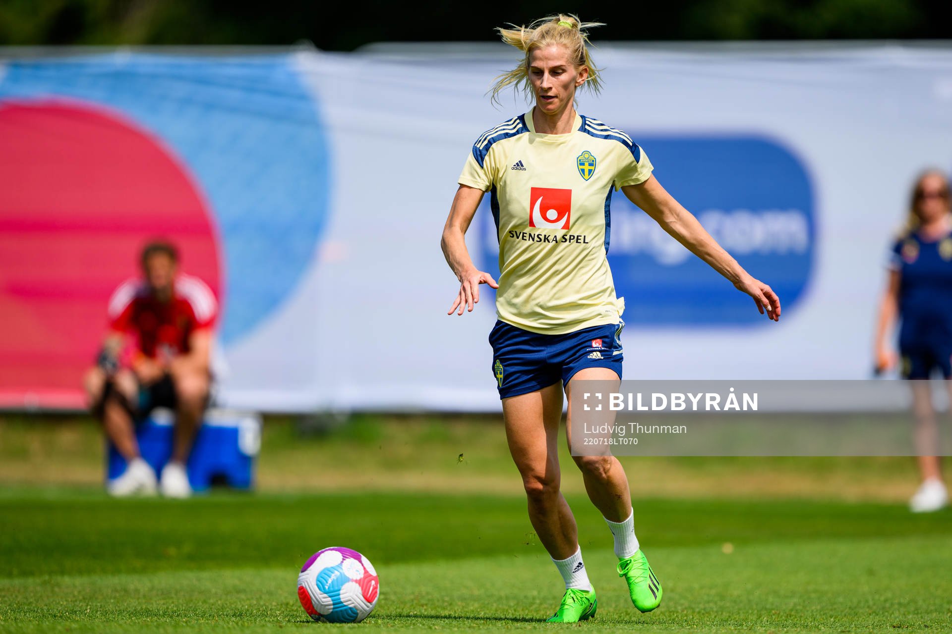 Sofia Jakobsson of the Swedish women's national football