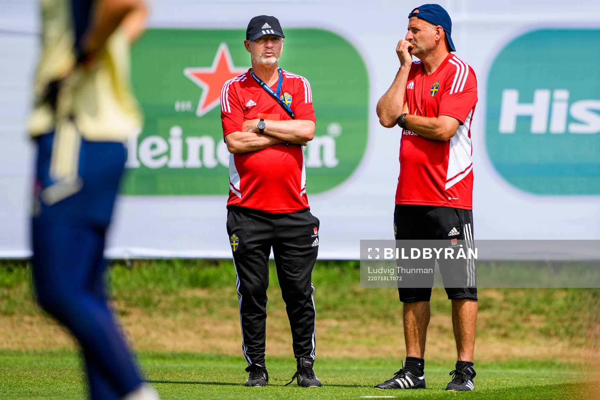 Peter Gerhardsson, head coach and Magnus Wikman, assistant