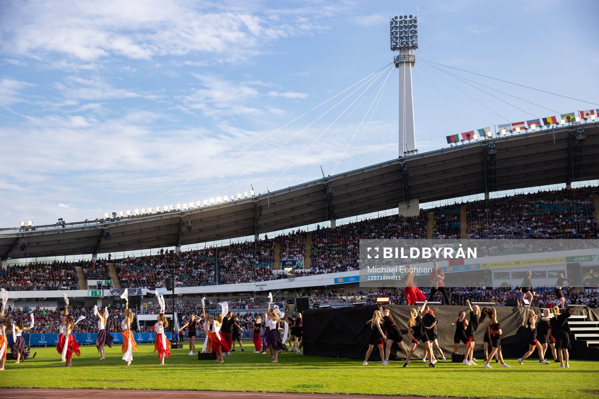 Under invigningen av Gothia Cup