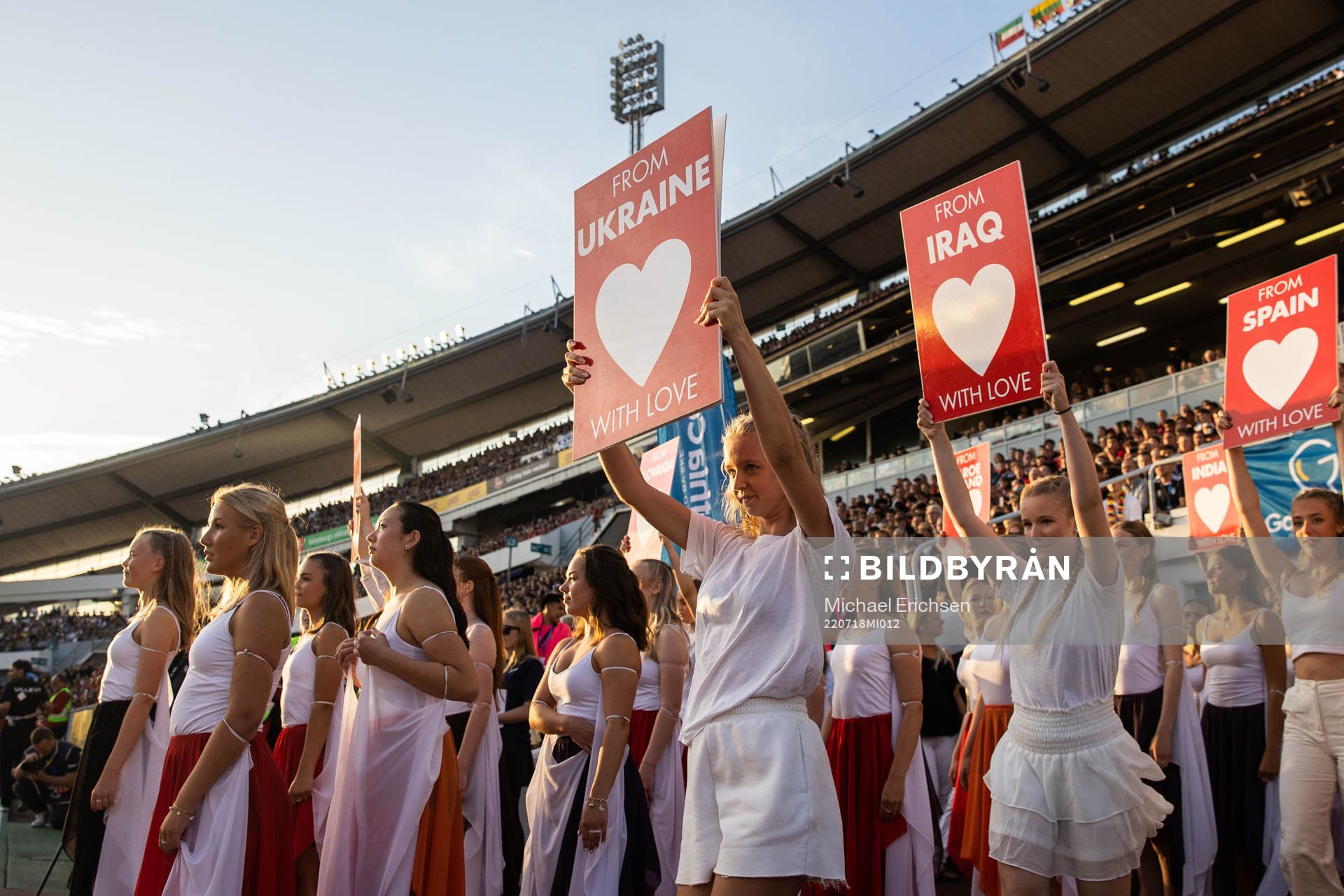 Under invigningen av Gothia Cup