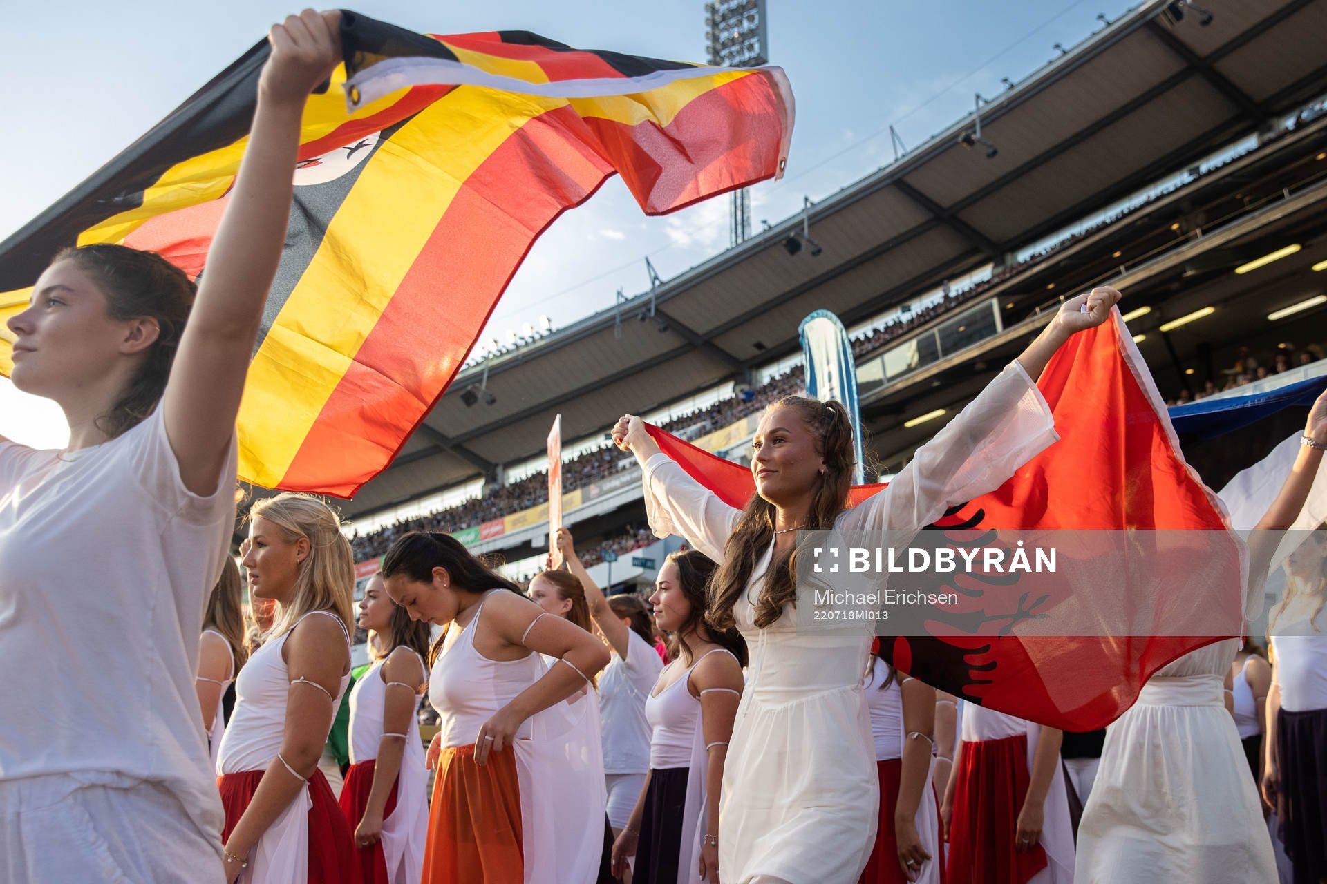 Under invigningen av Gothia Cup