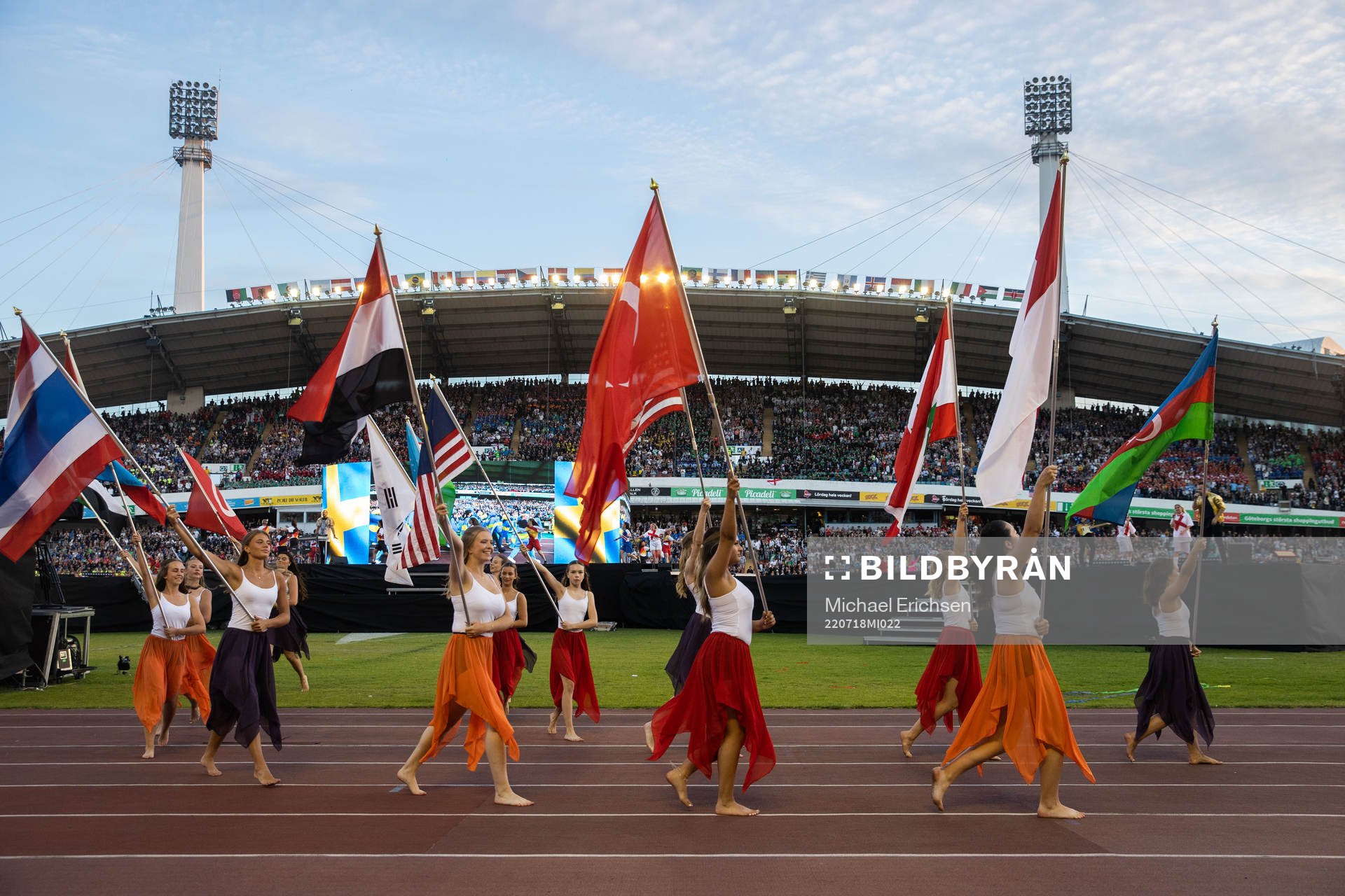 Under invigningen av Gothia Cup
