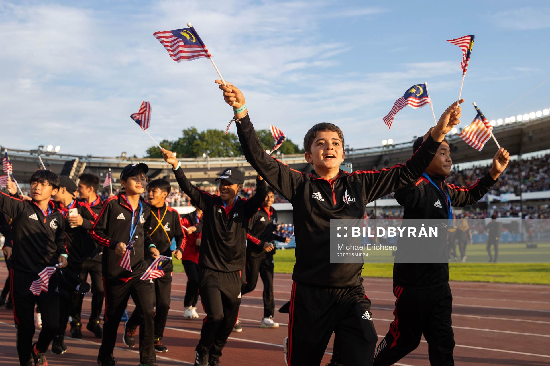 Under invigningen av Gothia Cup