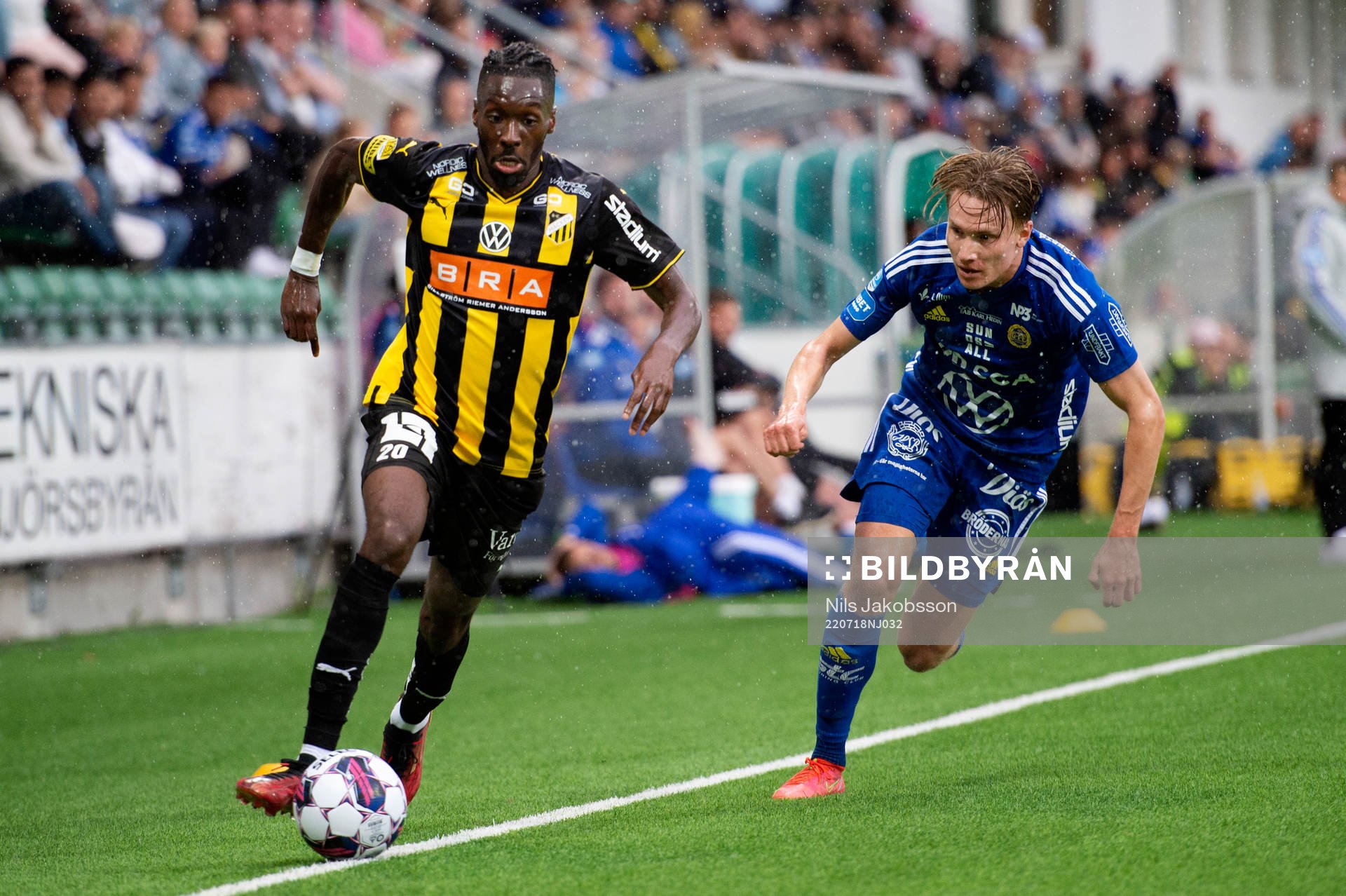 Häckens Blair Sebastian Turgott och GIF Sundsvalls Marcus