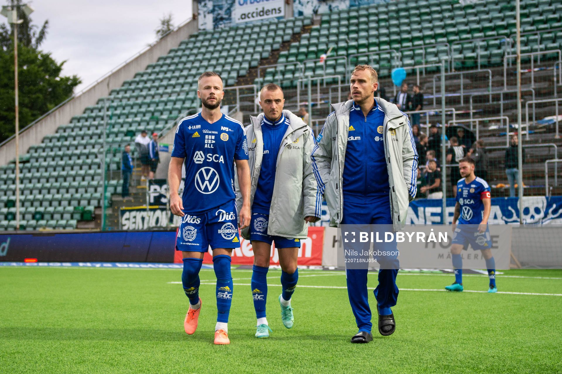GIF Sundsvalls Robert Lundström, Dennis Olsson och Pontus