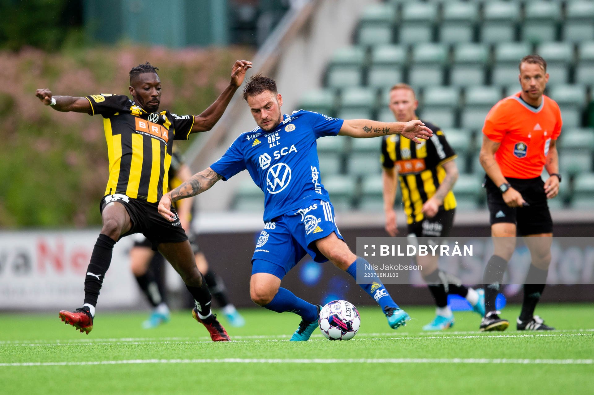 Häckens Blair Sebastian Turgott och GIF Sundsvalls Pontus