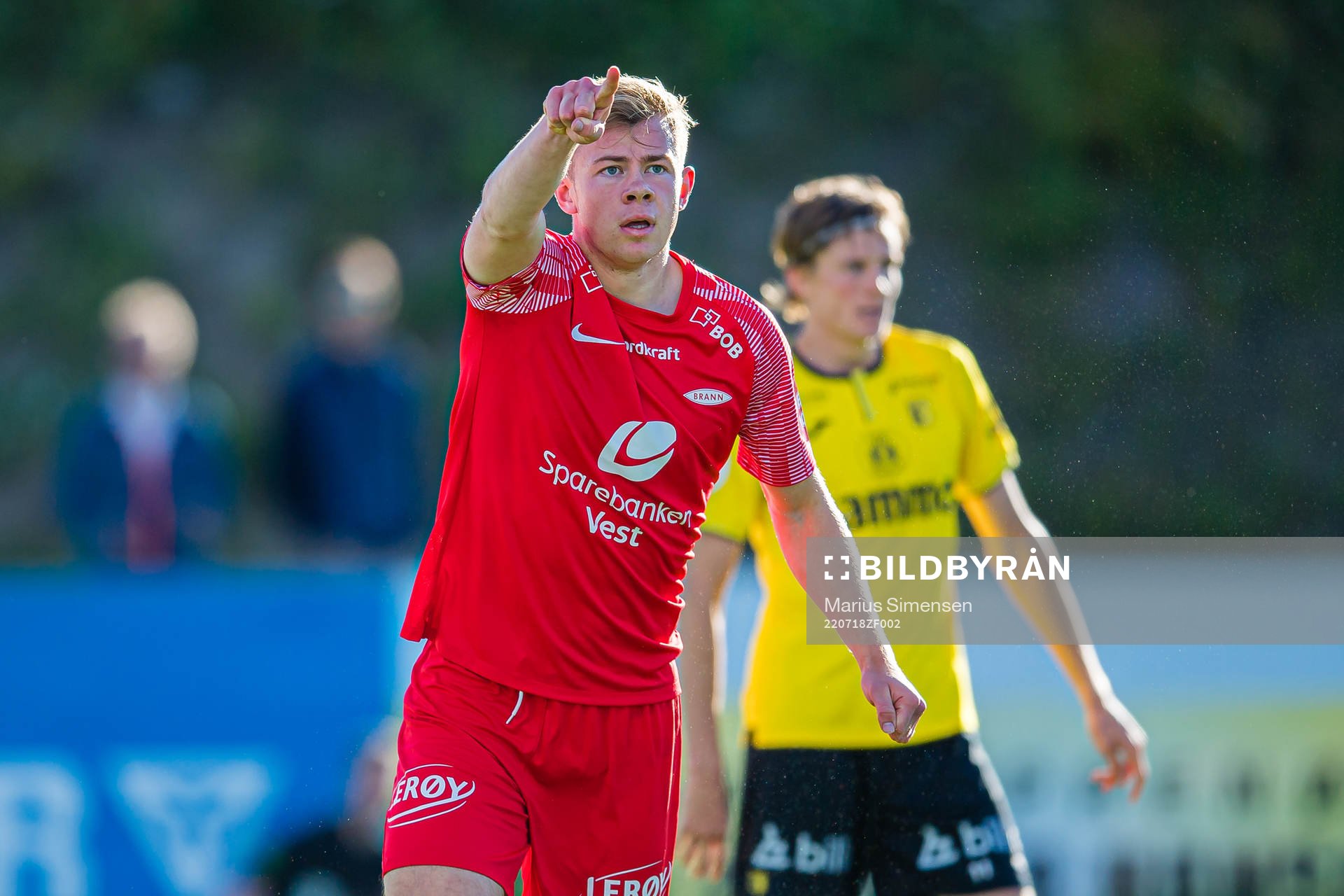 Aune Selland Heggebø of Brann celebrates
