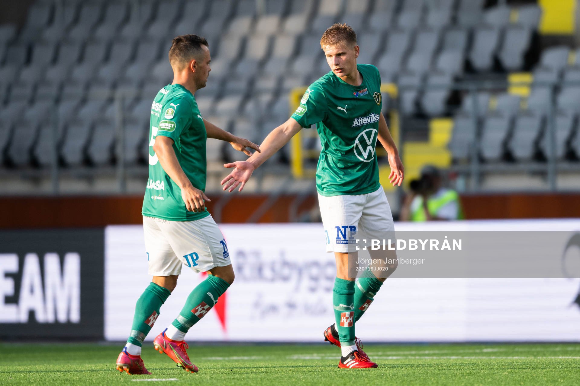 Jönköpings Södras Fredric Fendrich och Arvid Eriksson