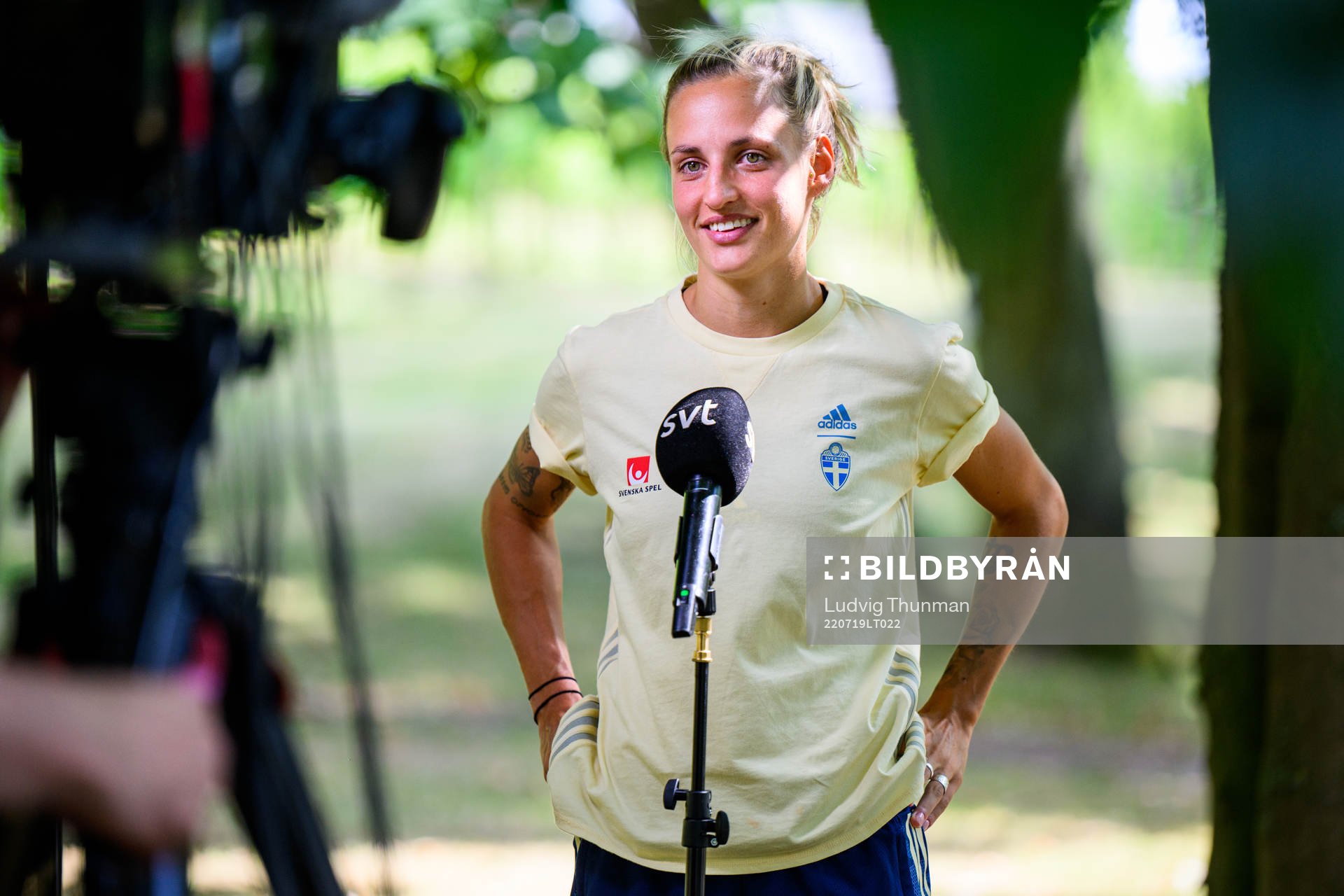 Nathalie Björn of the Swedish women's national football