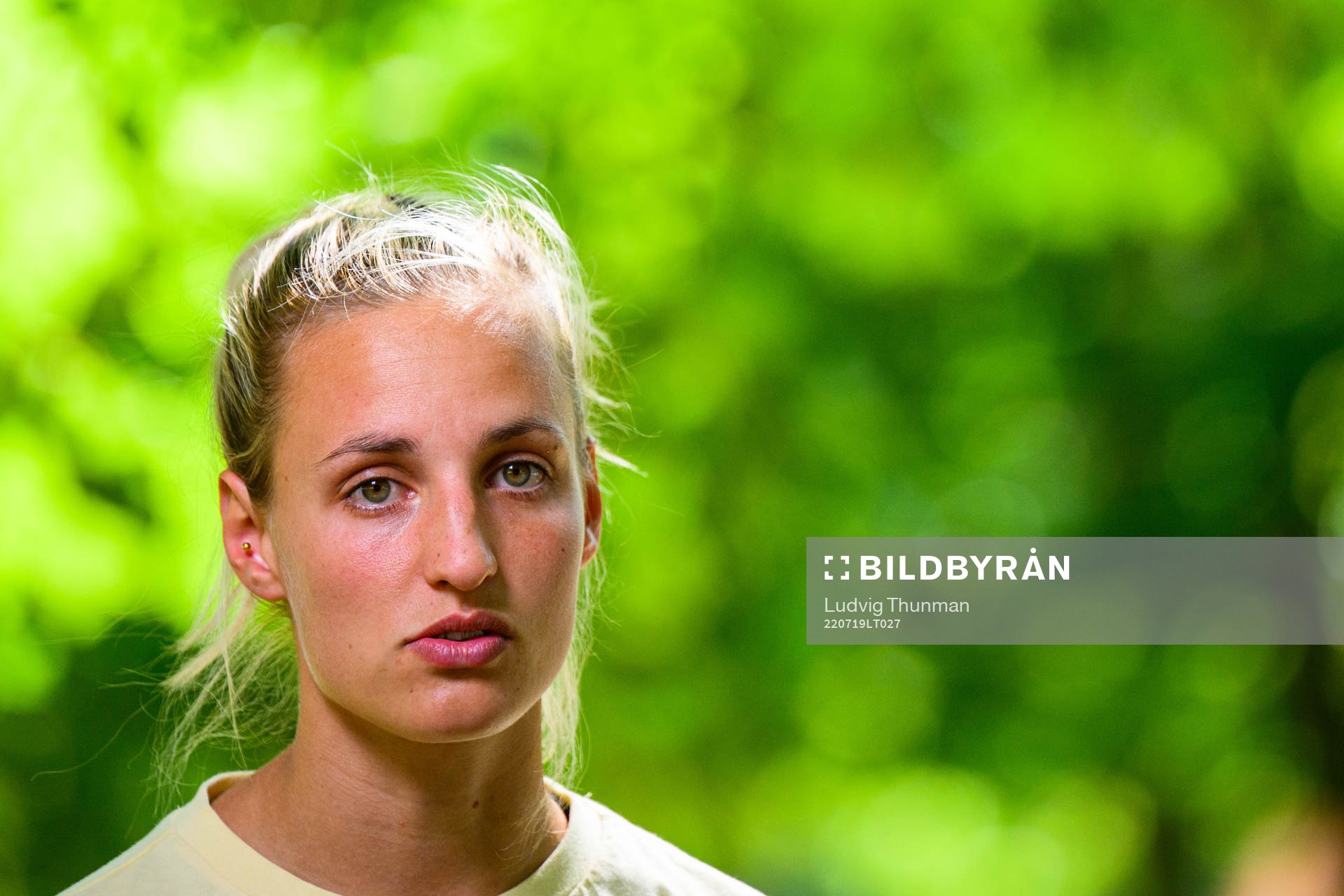 Nathalie Björn of the Swedish women's national football
