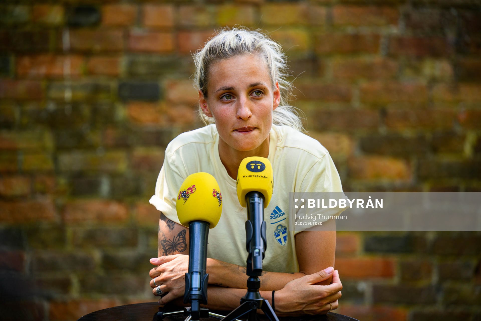 Nathalie Björn of the Swedish women's national football