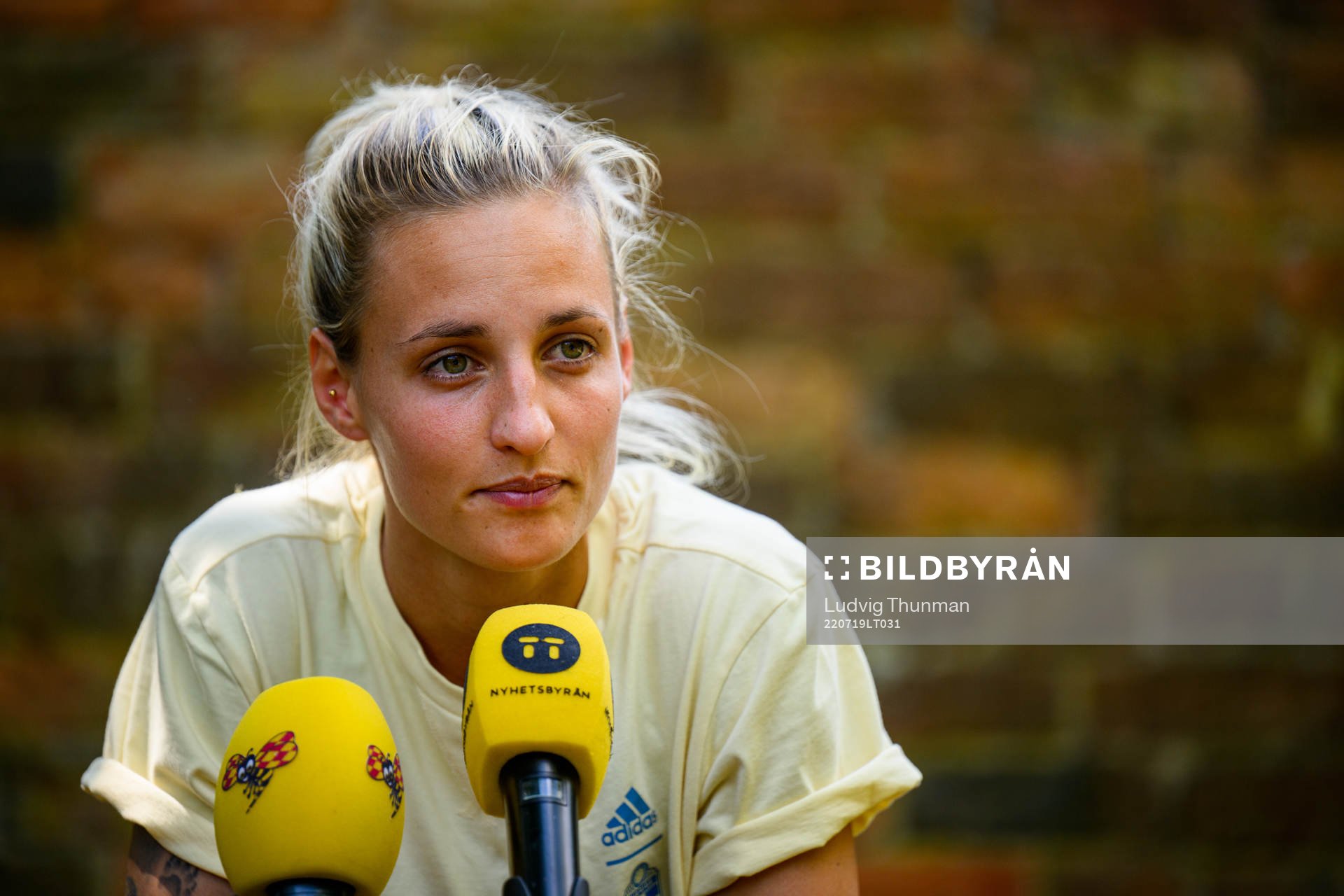 Nathalie Björn of the Swedish women's national football