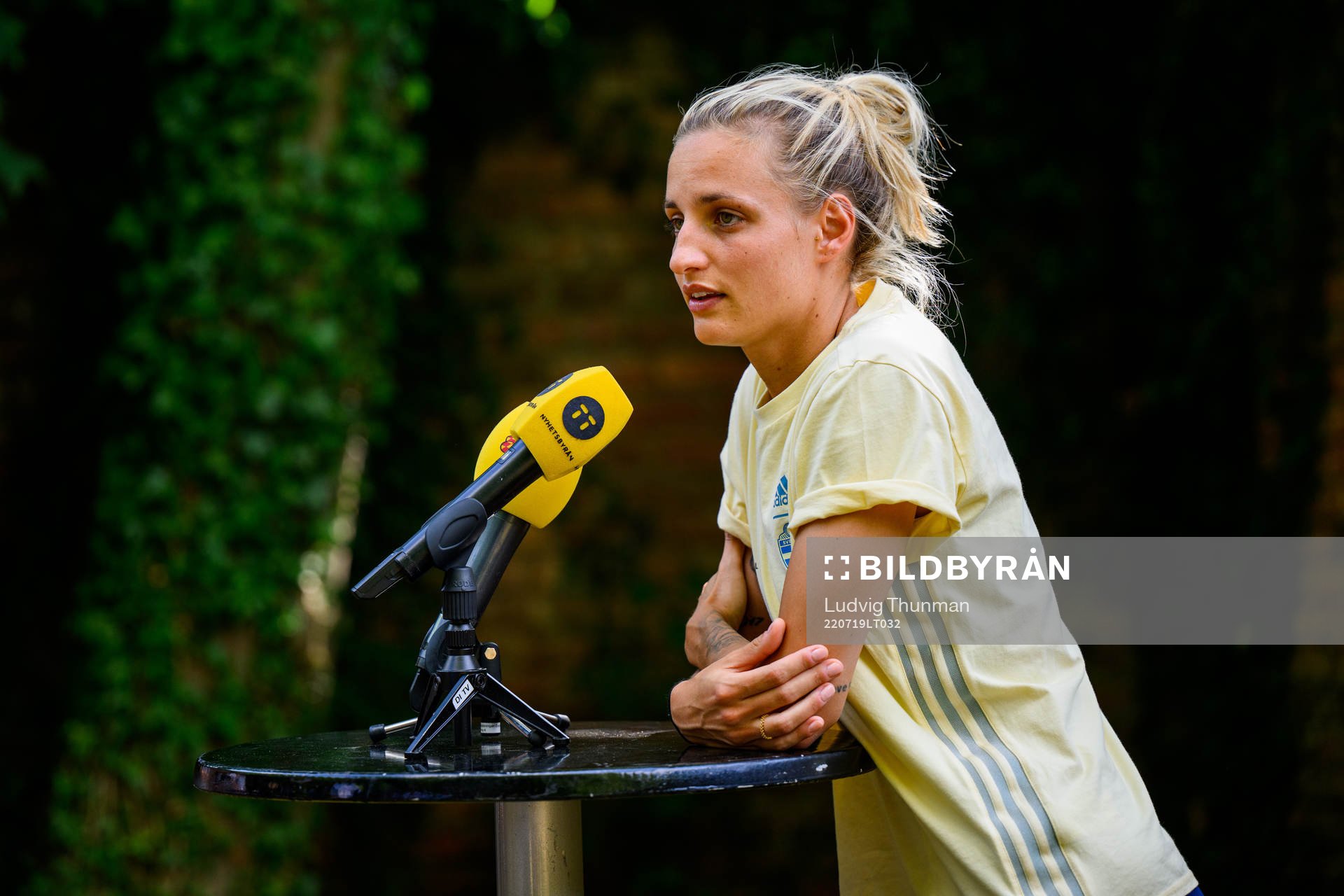 Nathalie Björn of the Swedish women's national football