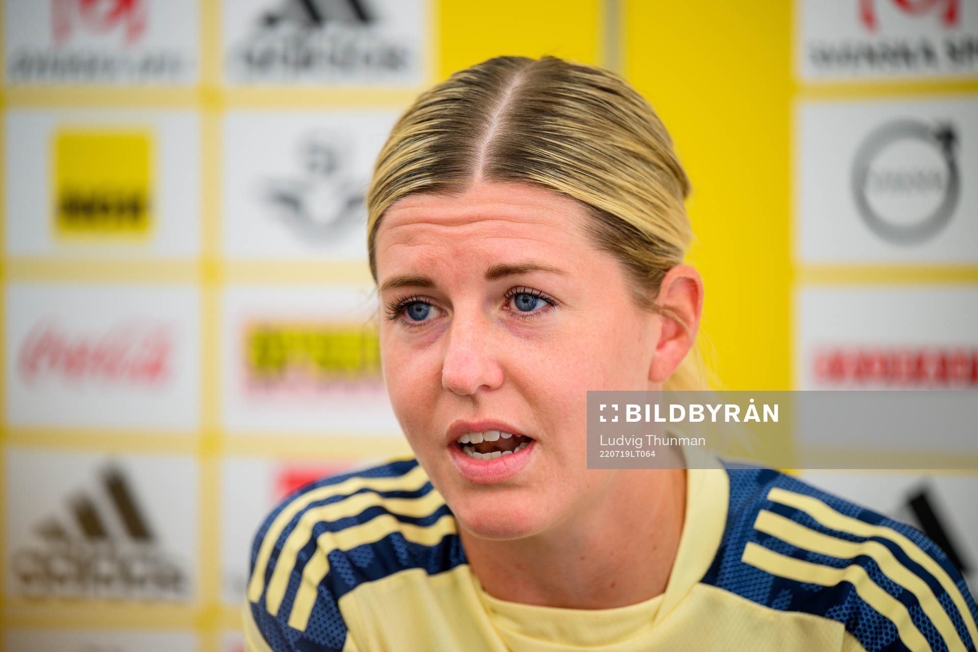 Olivia Schough of the Swedish women's national football
