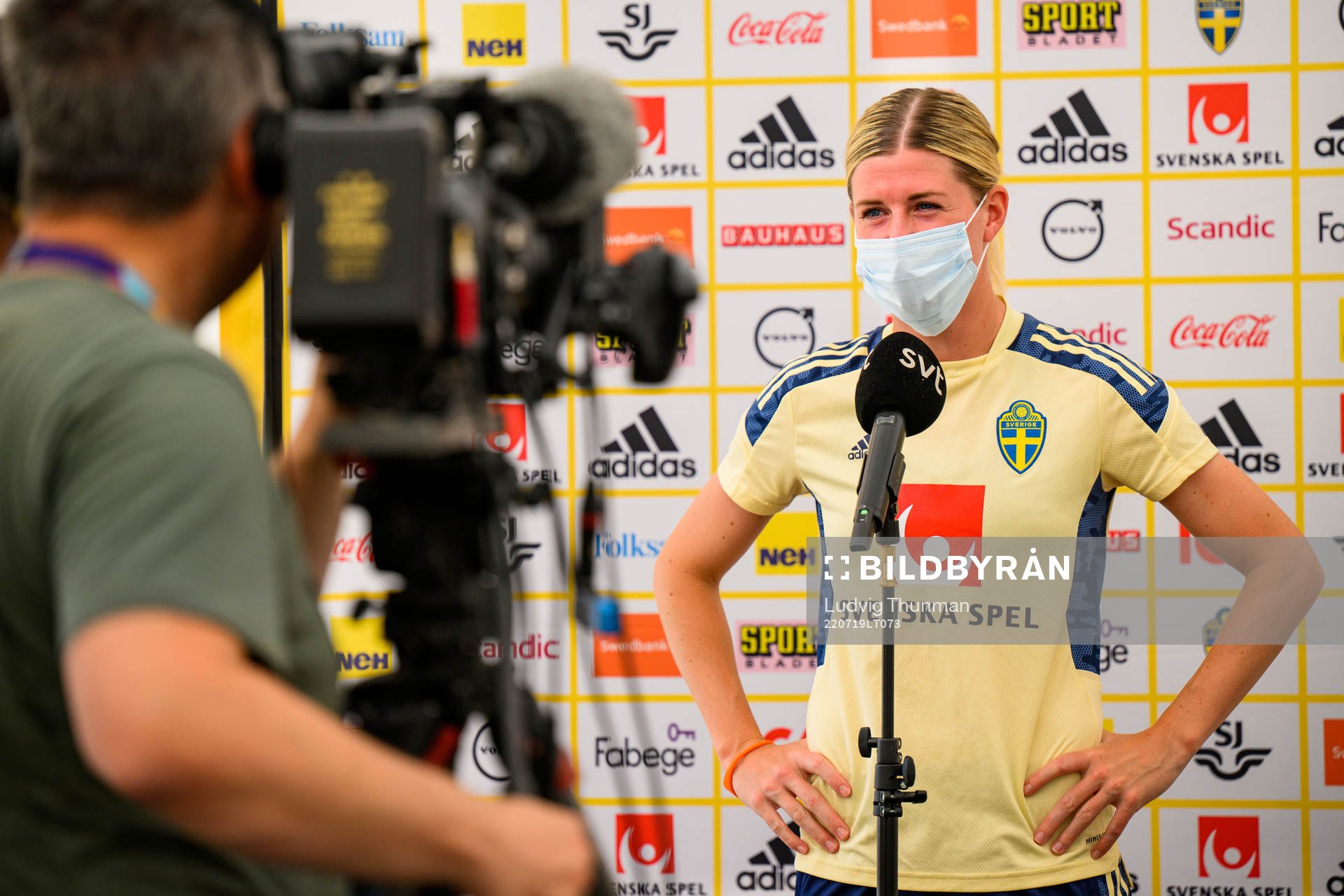 Olivia Schough of the Swedish women's national football