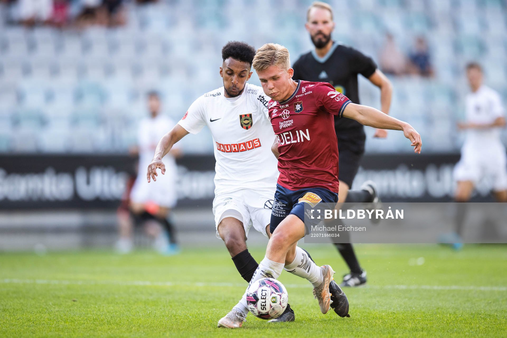 Brommapojkarnas Endreas Tesfai and Örgrytes Isak Dahlqvist