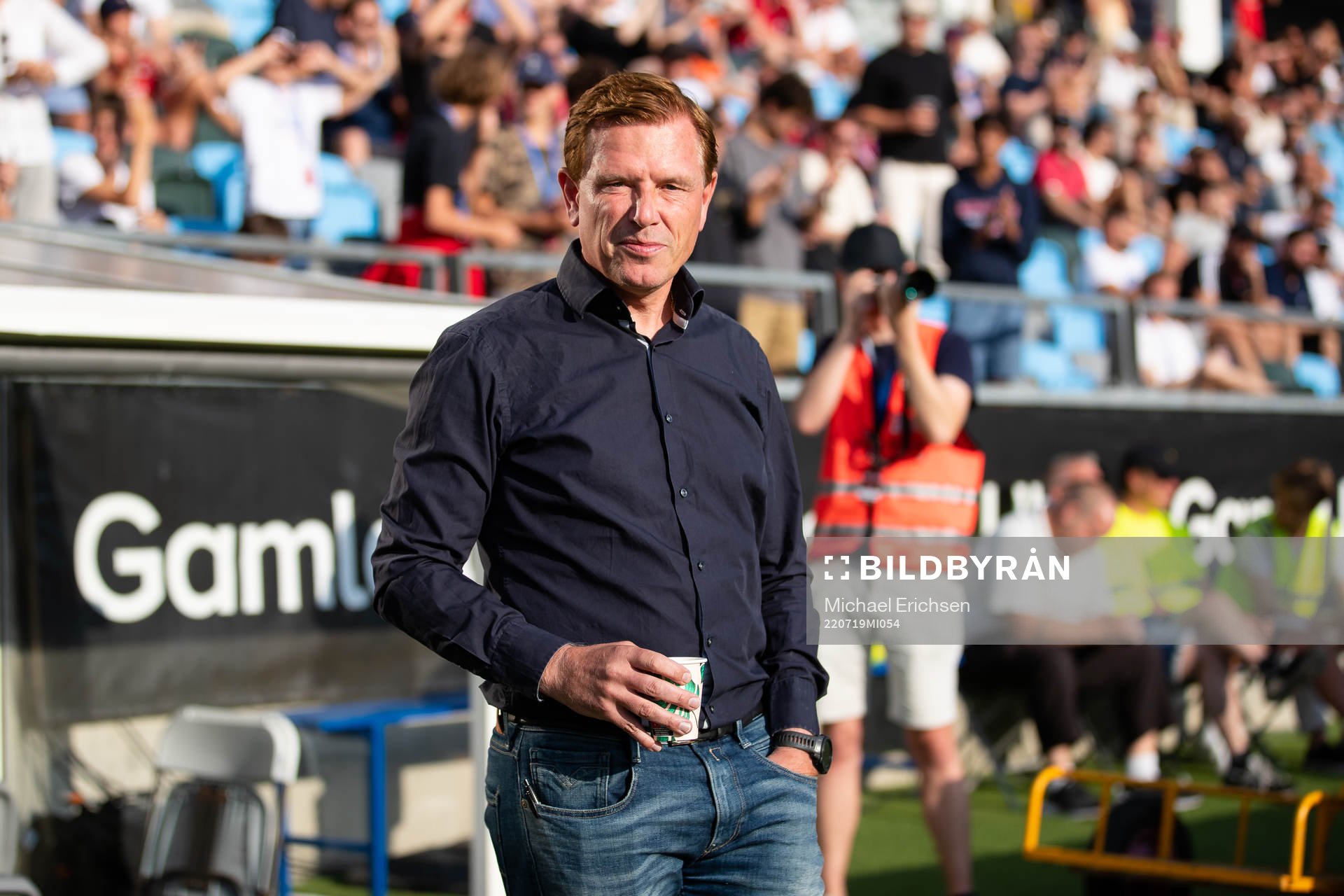Brommapojkarnas tränare Christer Mattiasson