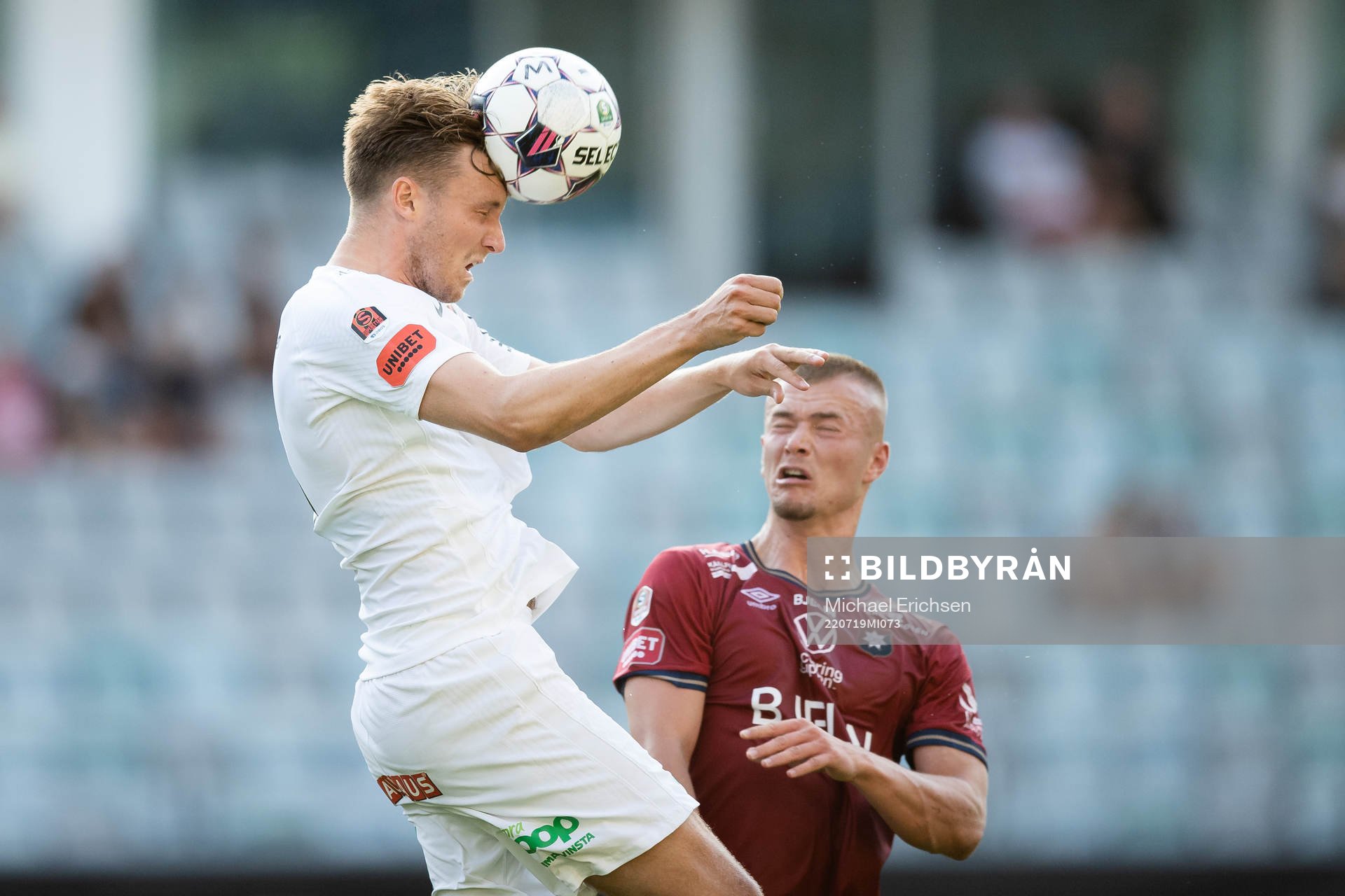 Brommapojkarnas Alexander Abrahamsson och Örgrytes