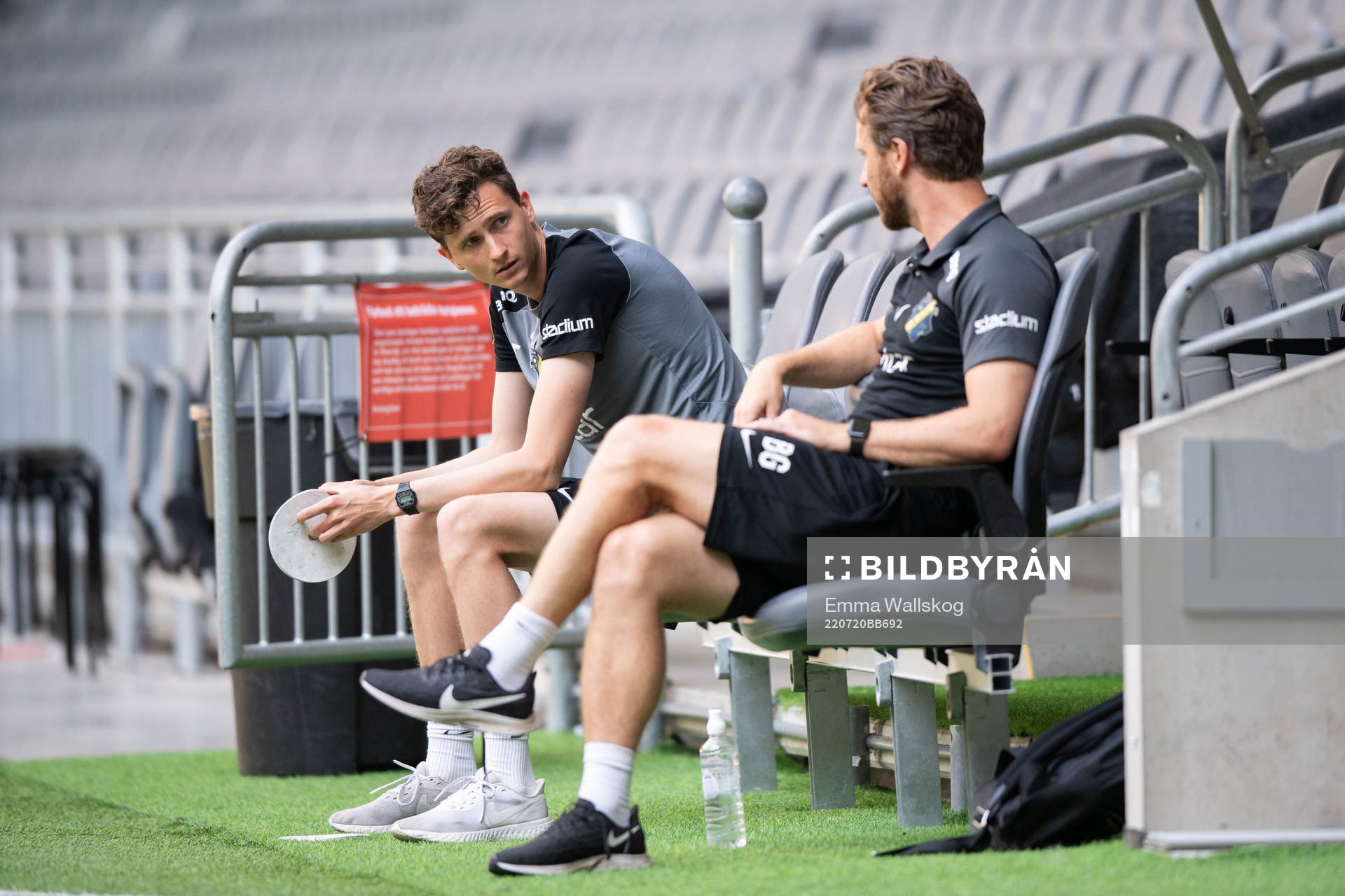 Martin Falk, assistant coach and Bartosz Grzelak, head