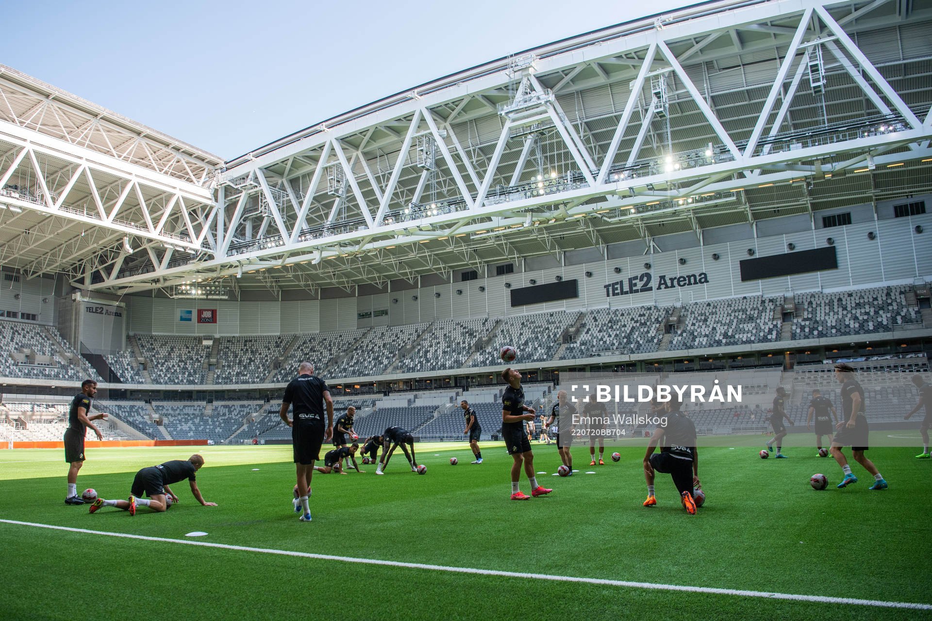 During a training session with AIK