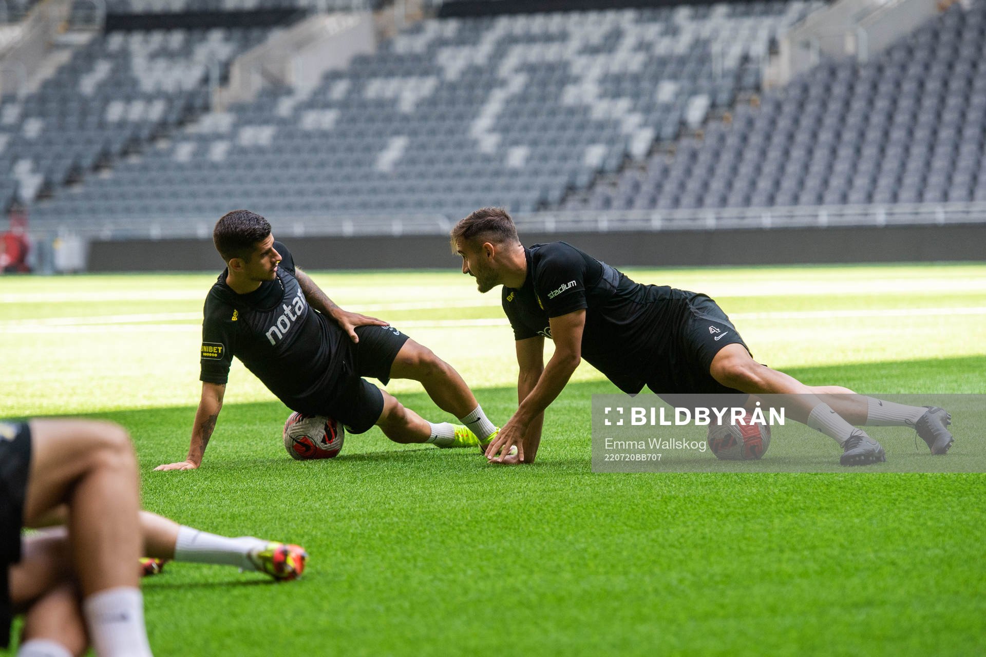 Nicolas Stefanelli and Sotirios Papagiannopoulos of AIK