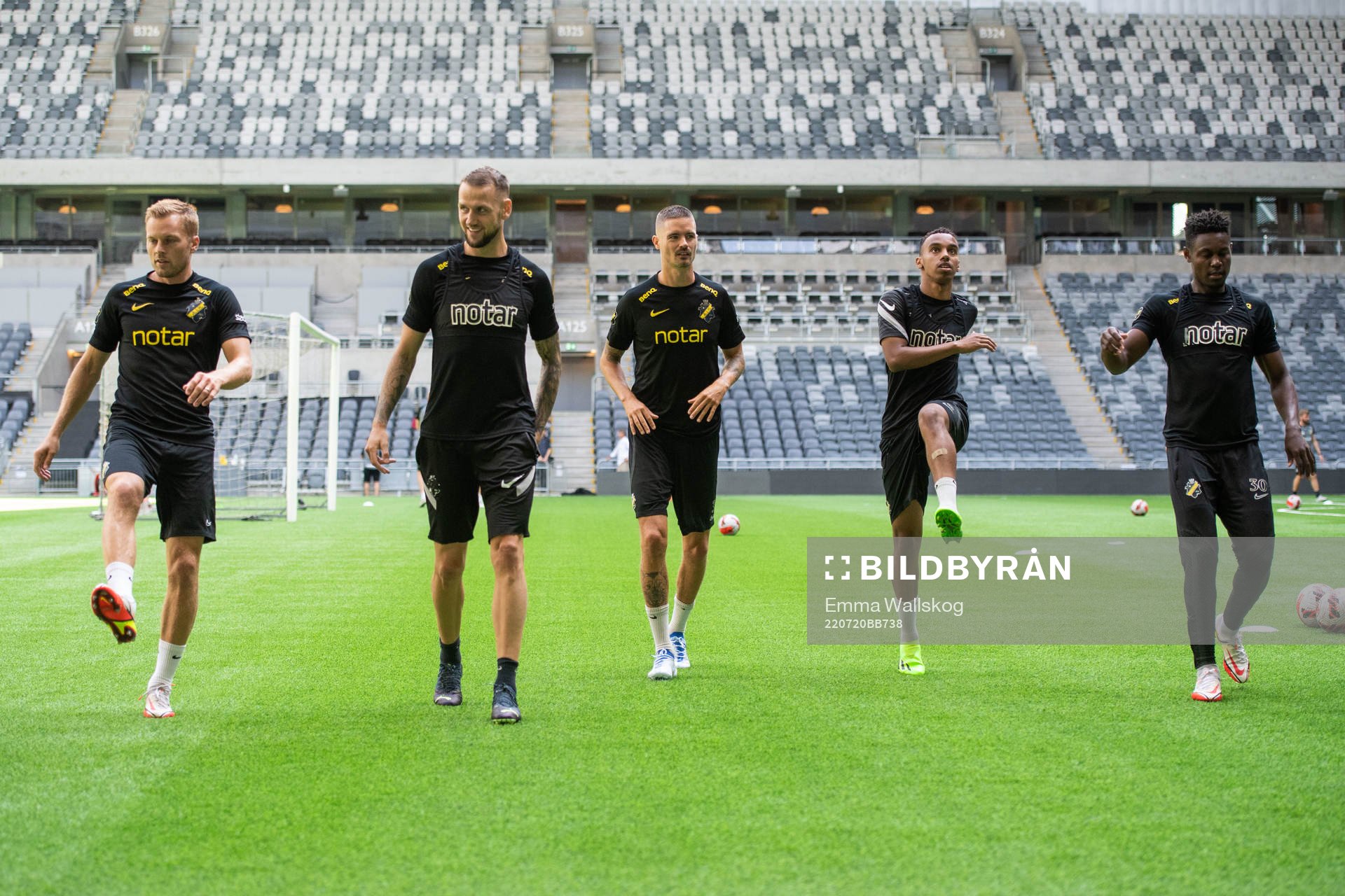 Sebastian Larsson, Alexander Milosevic, Mikael Lustig,