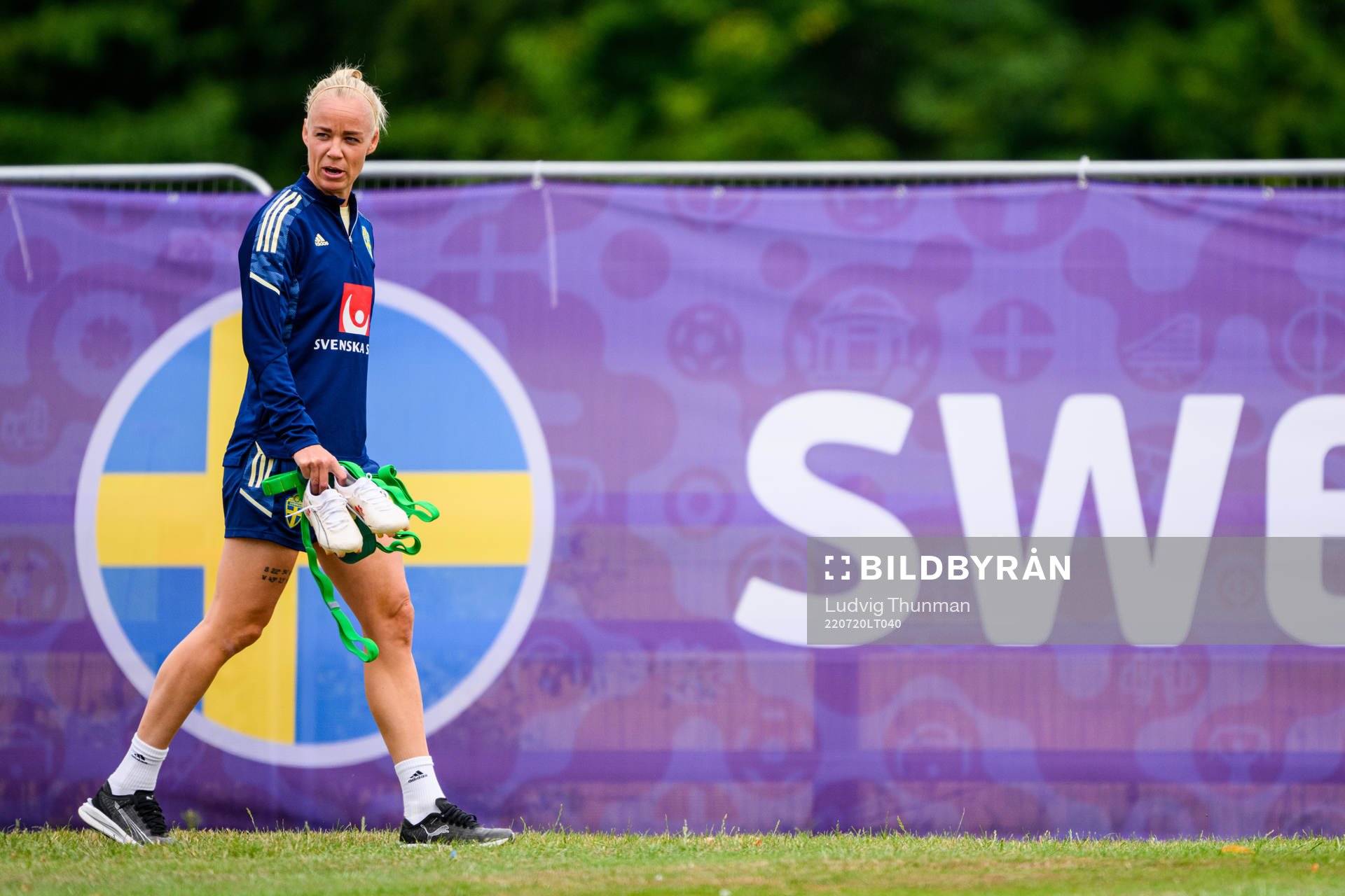 Caroline Seger of the Swedish women's national football