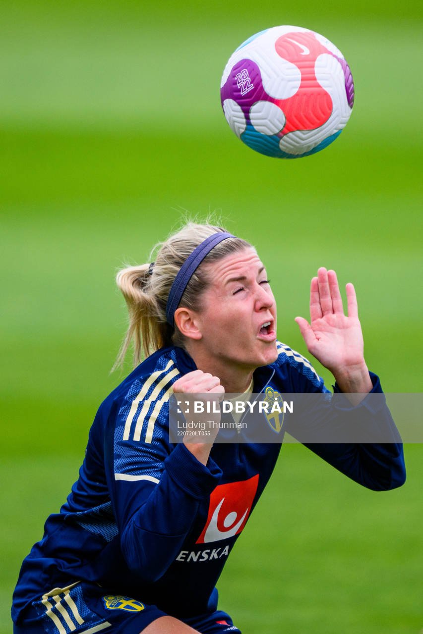 Olivia Schough of the Swedish women's national football
