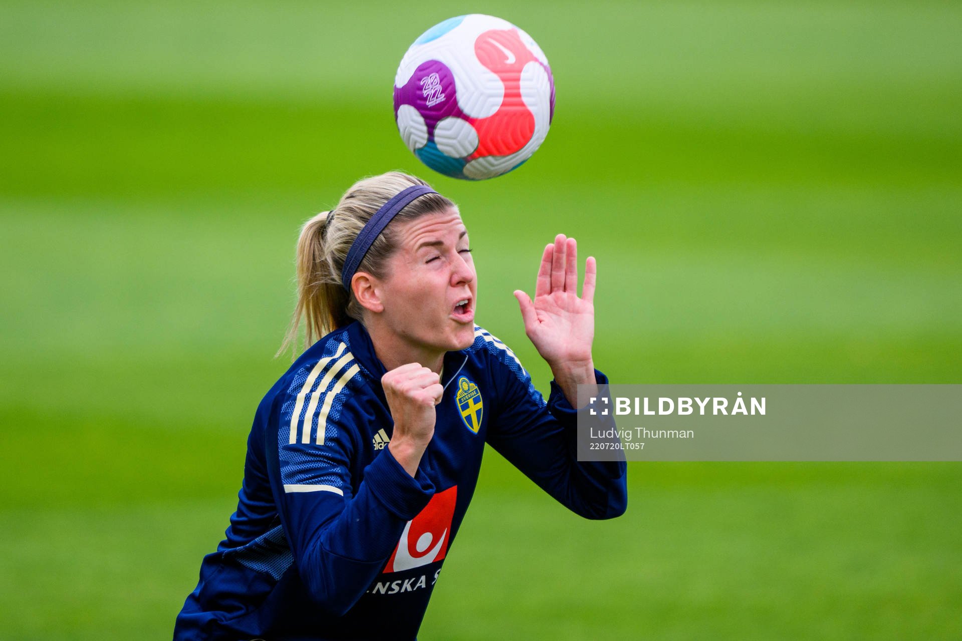Olivia Schough of the Swedish women's national football