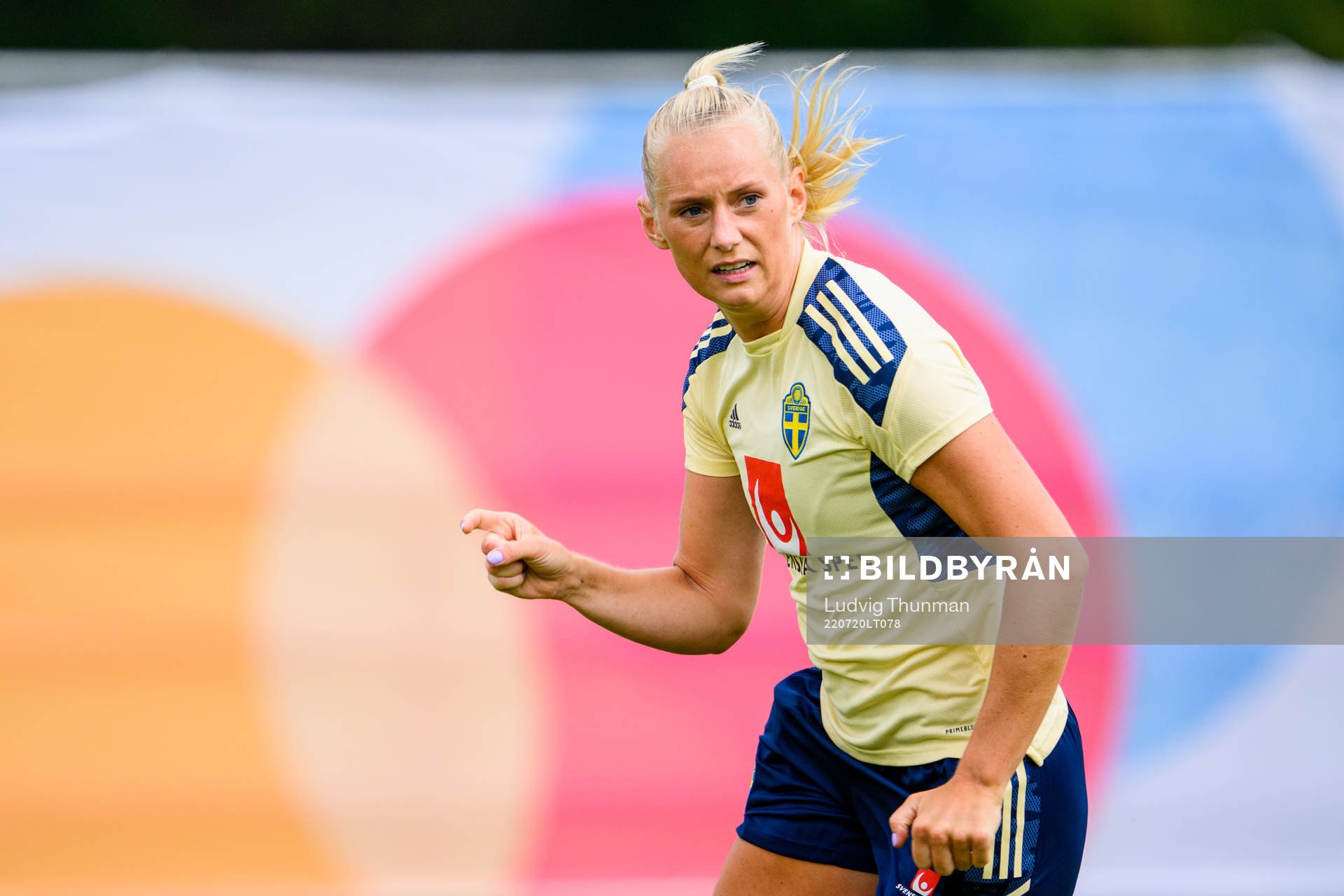Stina Blackstenius of the Swedish women's national football