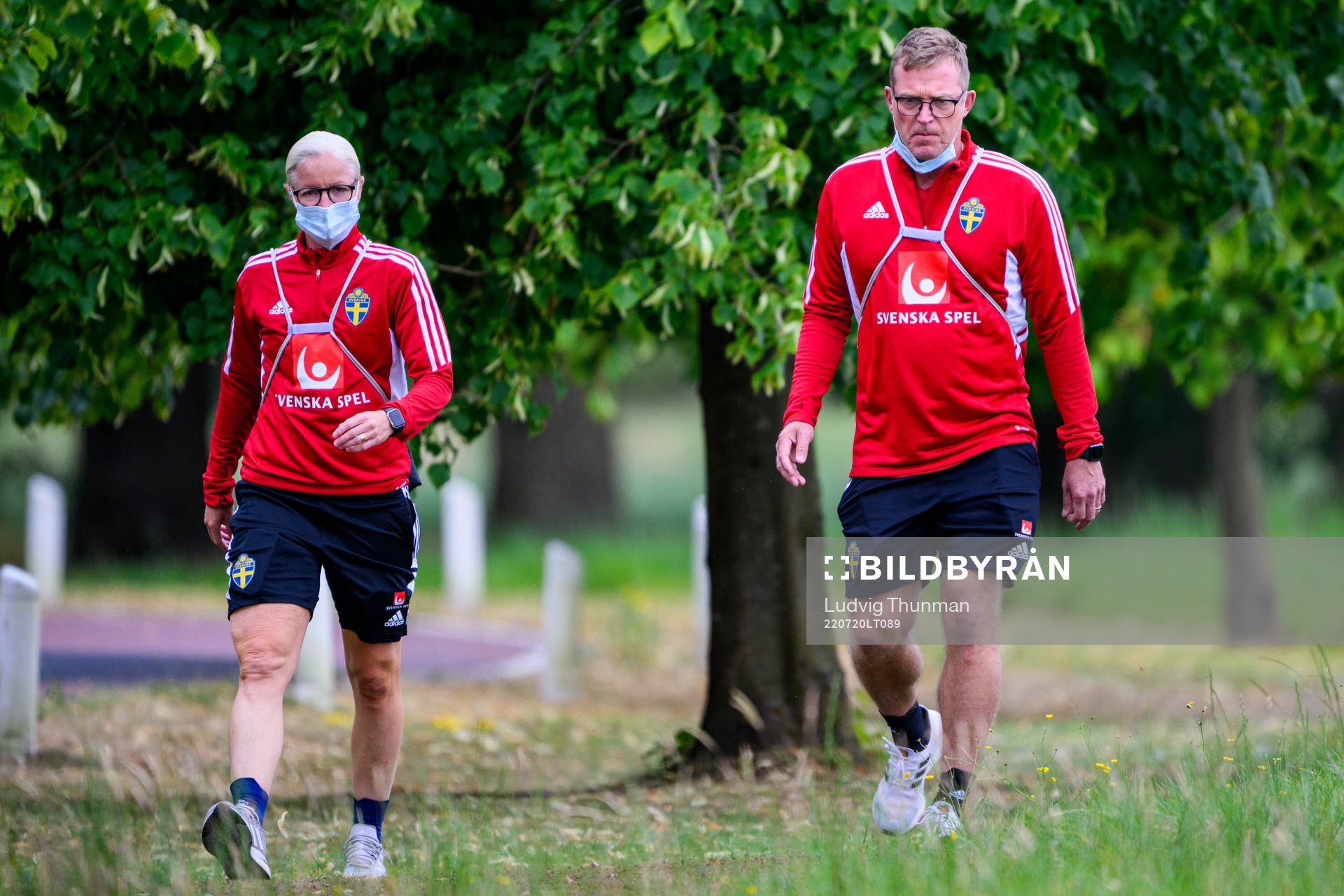 Victoria Sandell, assistant coach and Leif Troedsson,