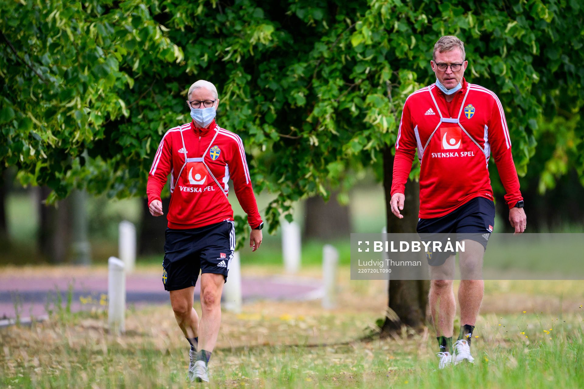 Victoria Sandell, assistant coach and Leif Troedsson,