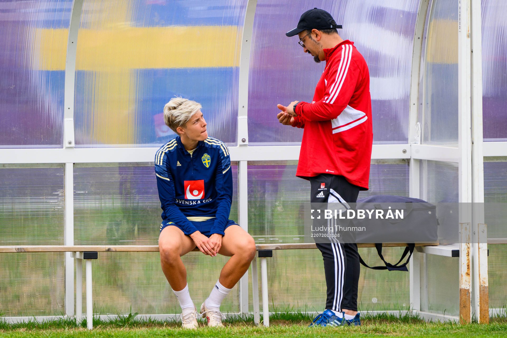 Lina Hurtig and Houman Ebrahimi, doctor of the Swedish