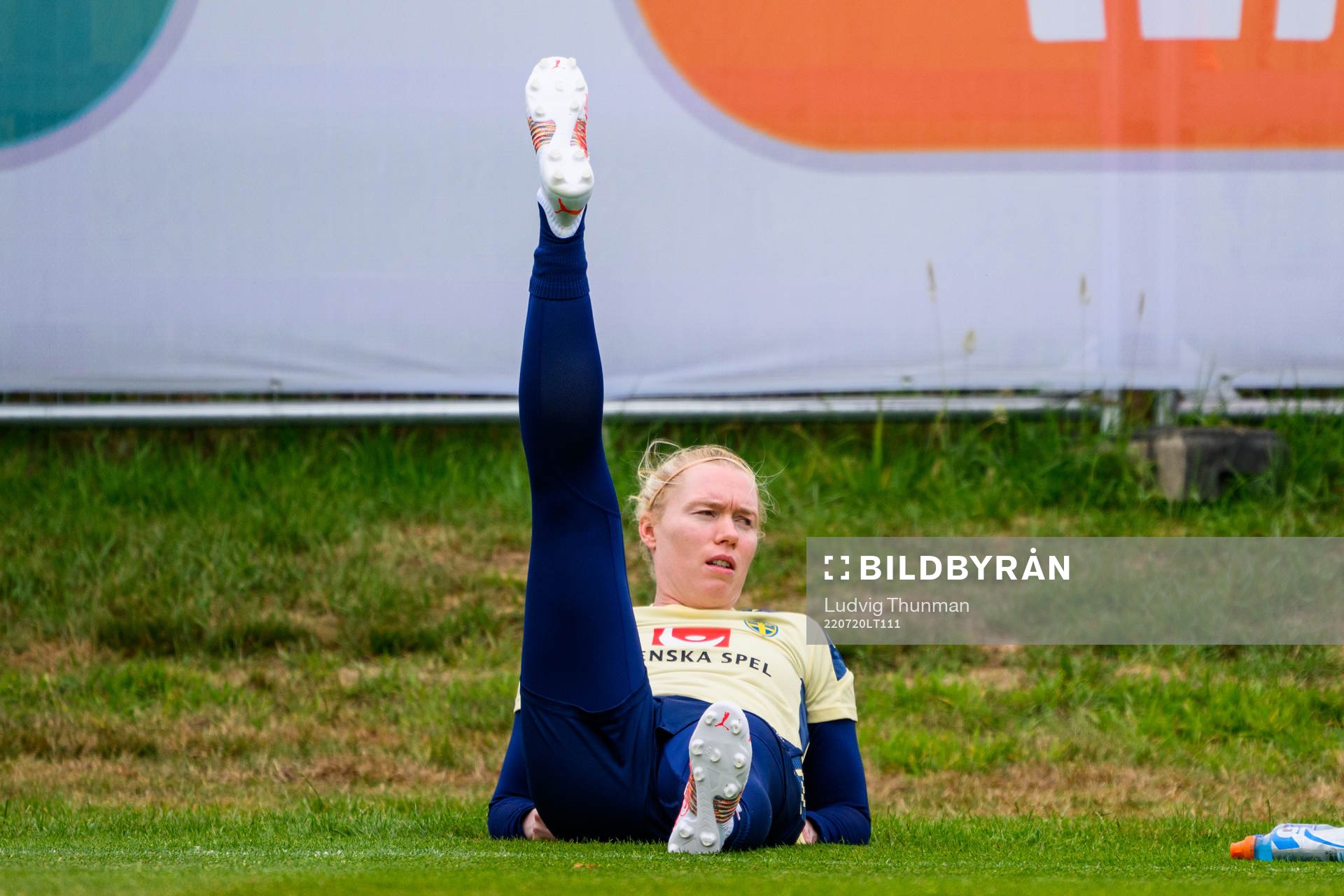 Goalkeeper Hedvig Lindahl of the Swedish women's national