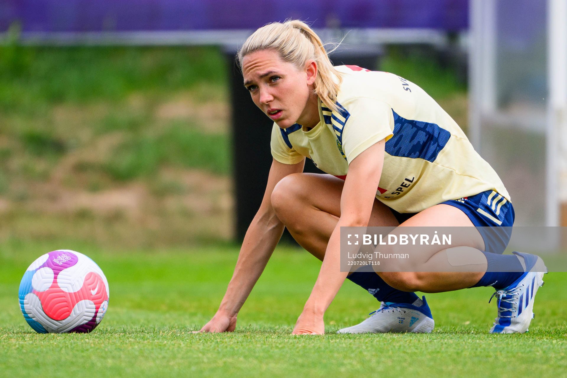 Elin Rubensson of the Swedish women's national football
