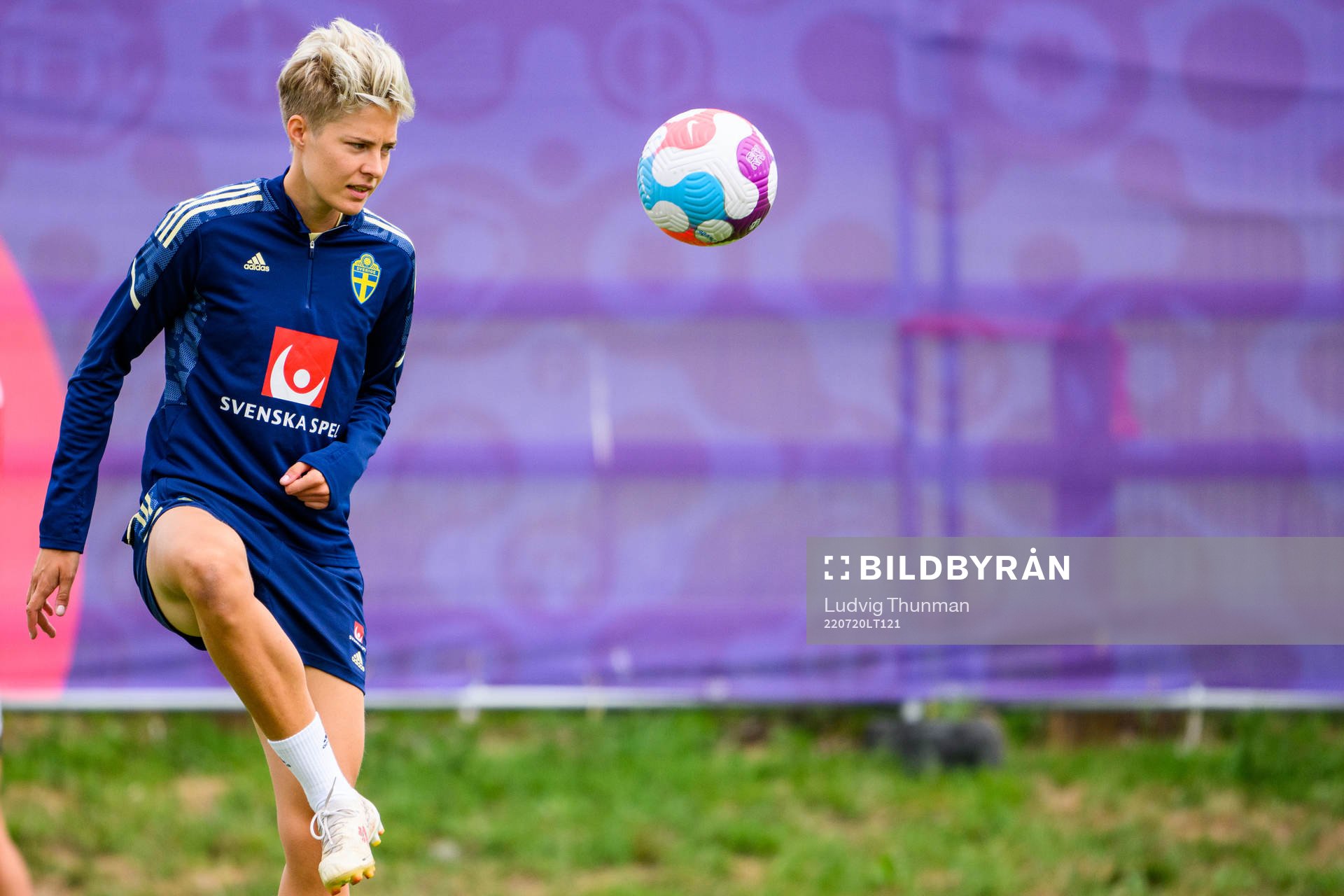 Lina Hurtig of the Swedish women's national football team