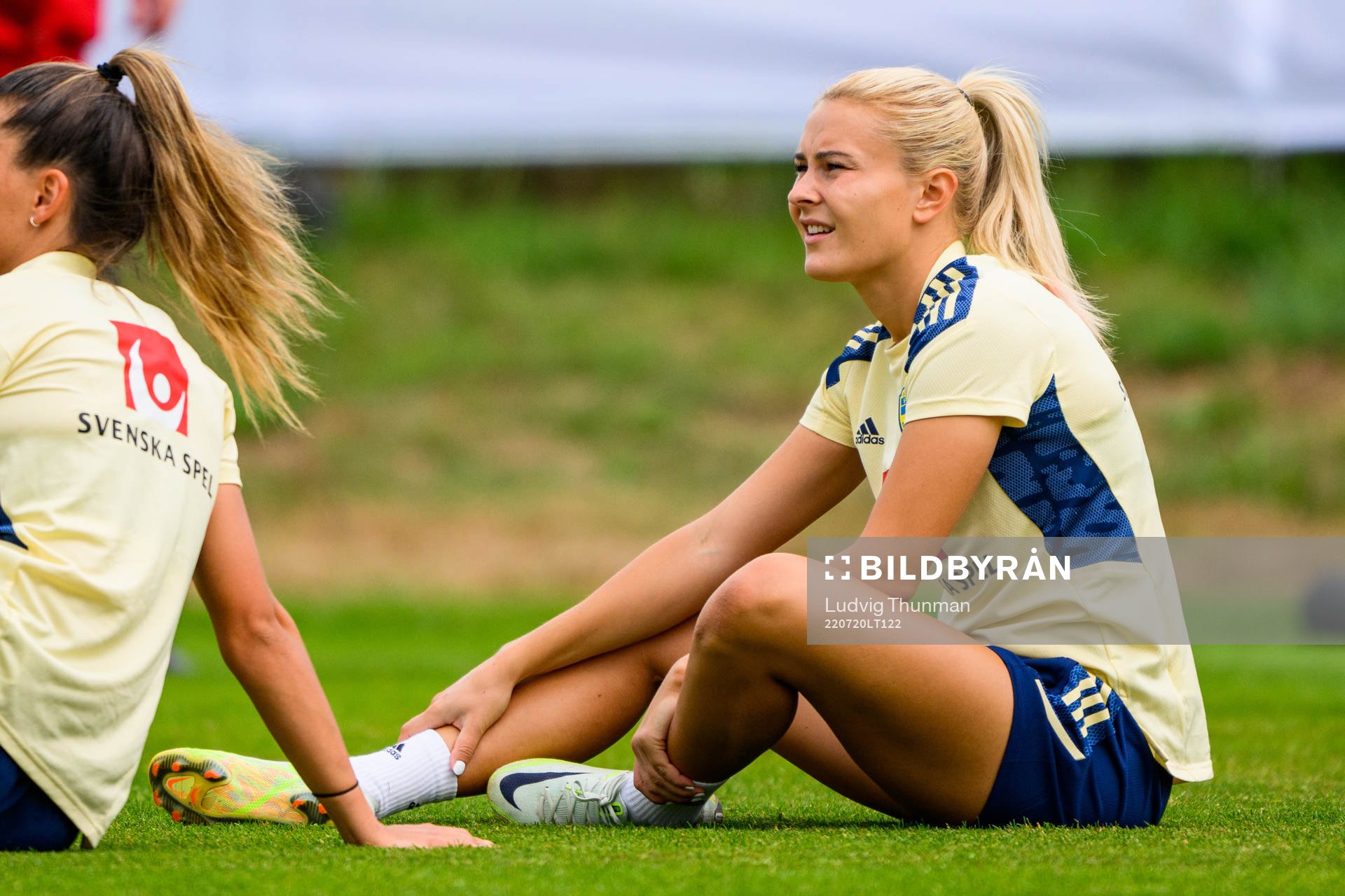 Amanda Nilden of the Swedish women's national football team