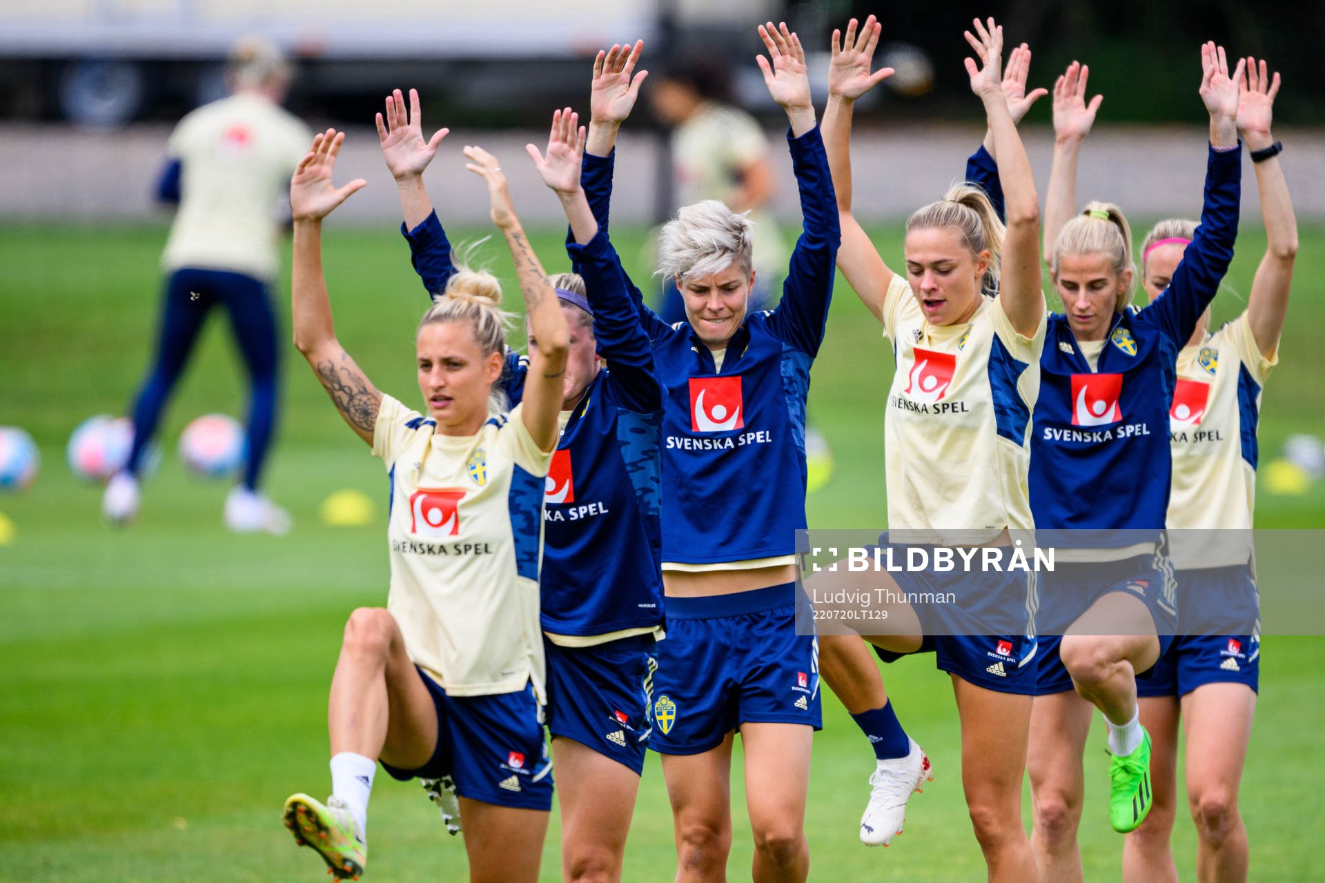 Nathalie Björn, Olivia Schough and Lina Hurtig and