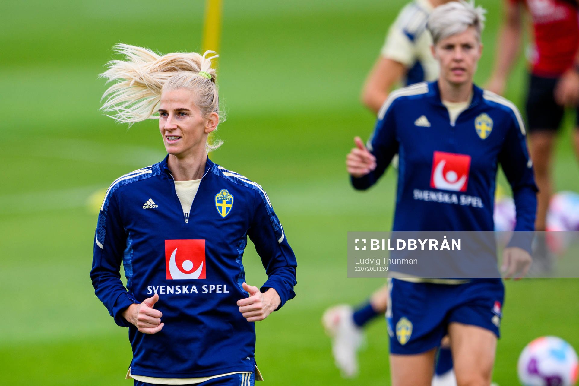 Sofia Jakobsson of the Swedish women's national football