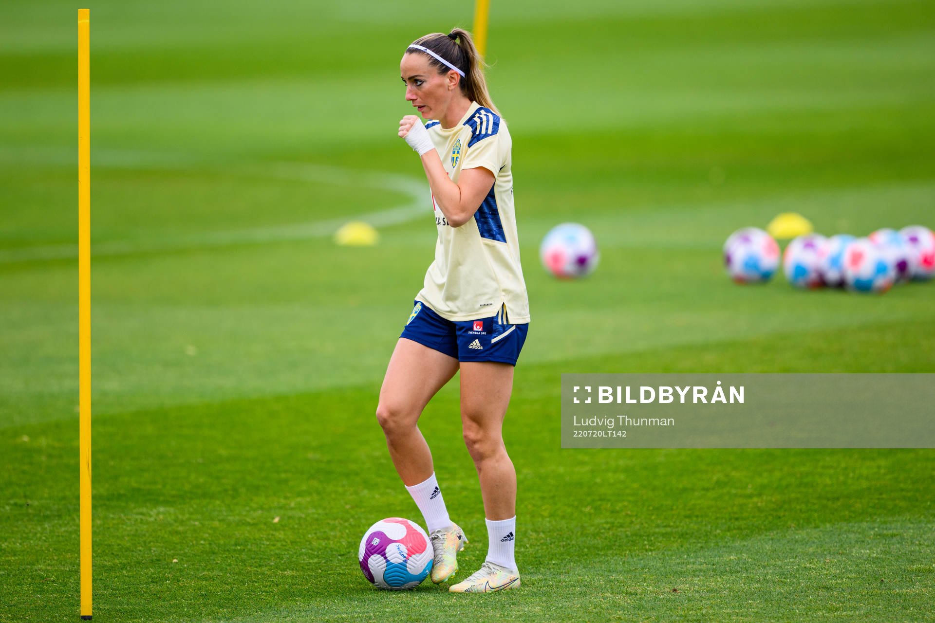 Kosovare Asllani of the Swedish women's national football