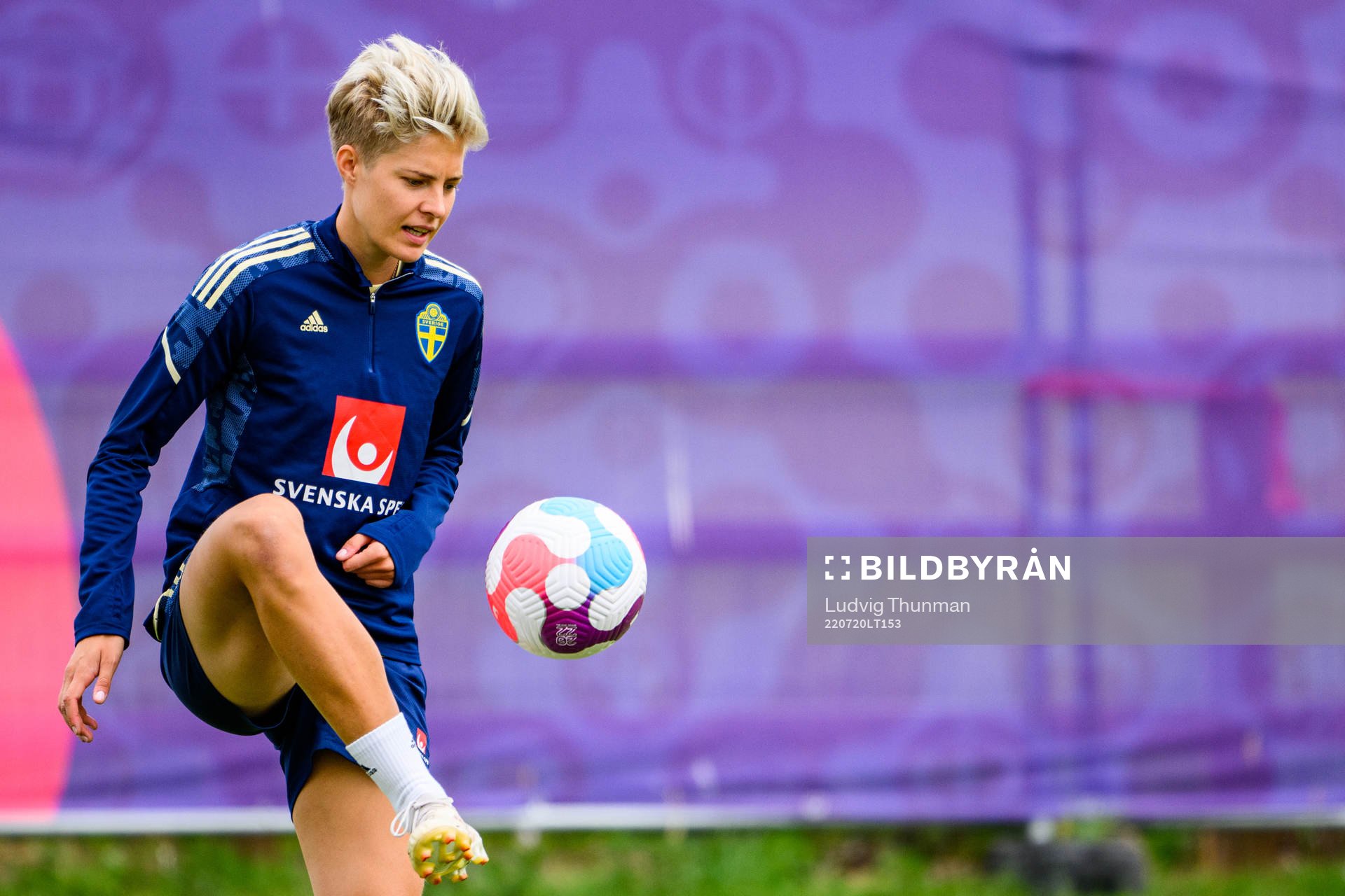 Lina Hurtig of the Swedish women's national football team